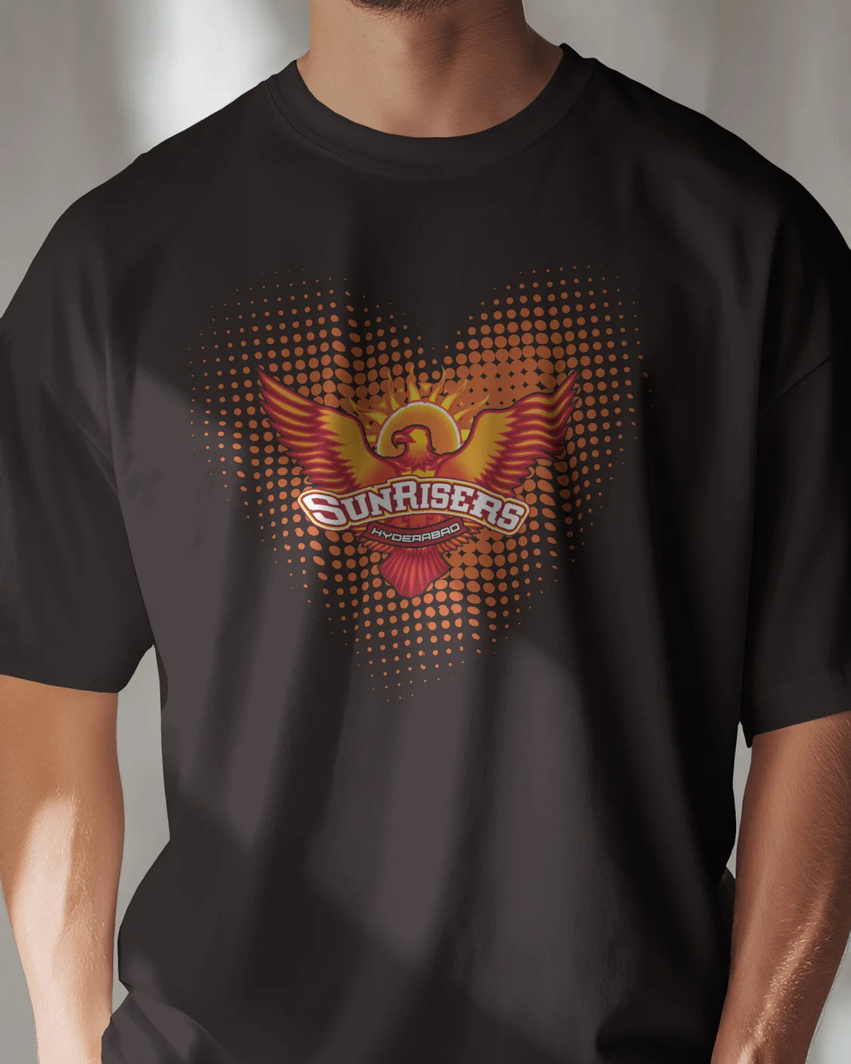 Premium Sunrisers Hyderabad Oversized Cricket Fan T-shirt