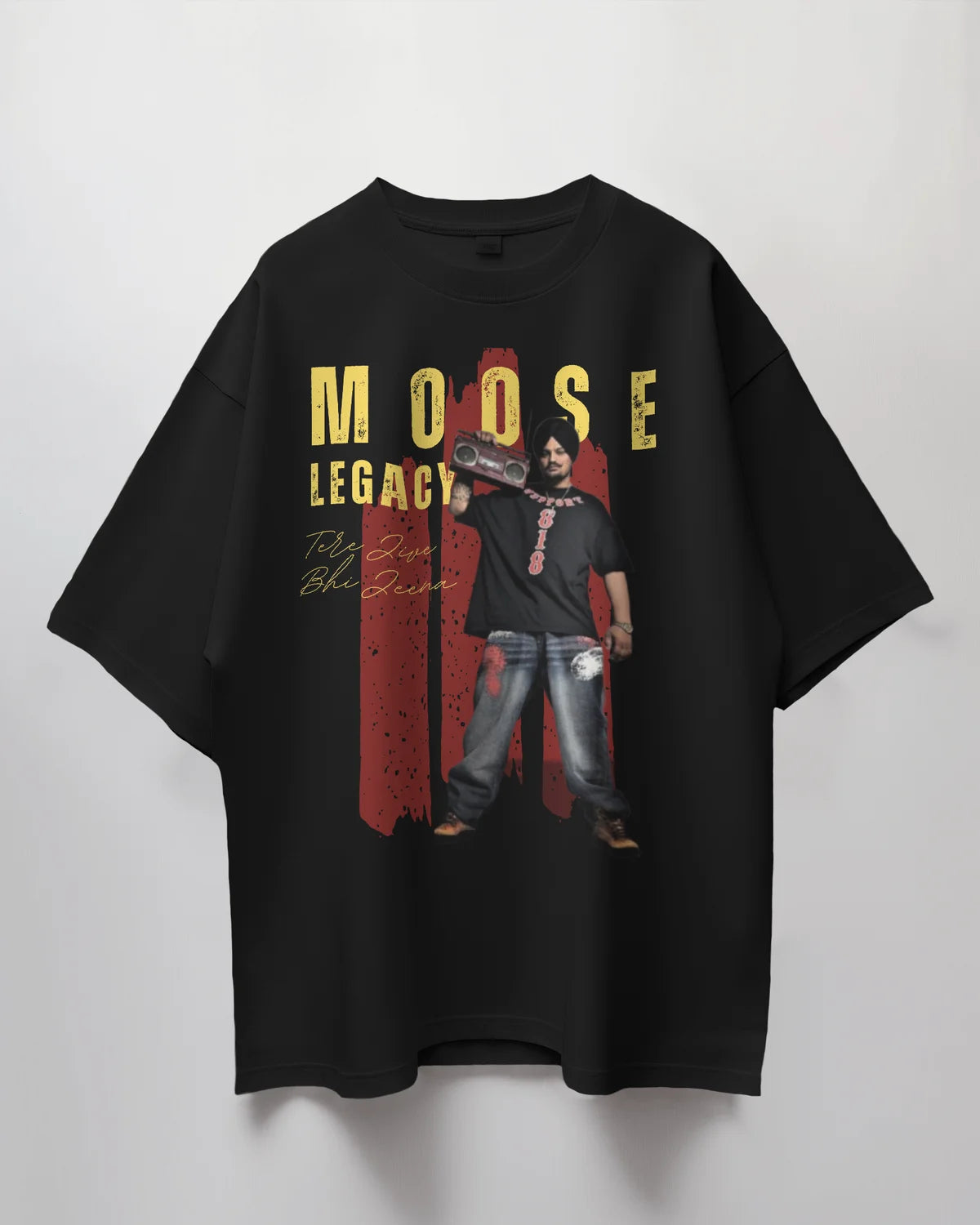 Premium Sidhu Moosewala Limited Edition Oversized T-shirt
