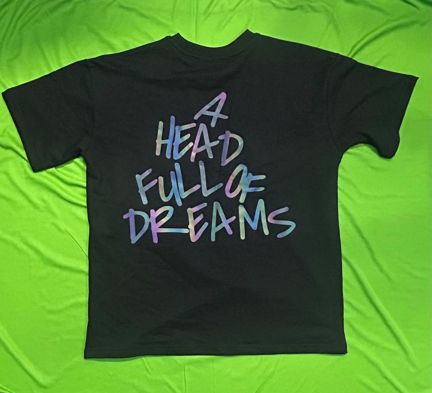 Coldplay A head full of dreams French Terry Rainbow Reflector T-Shirt