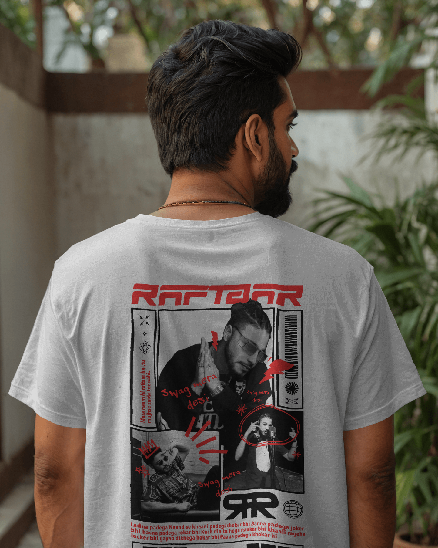Premium Hand Painted RAFTAAR Oversized T-shirt | Limited Edition