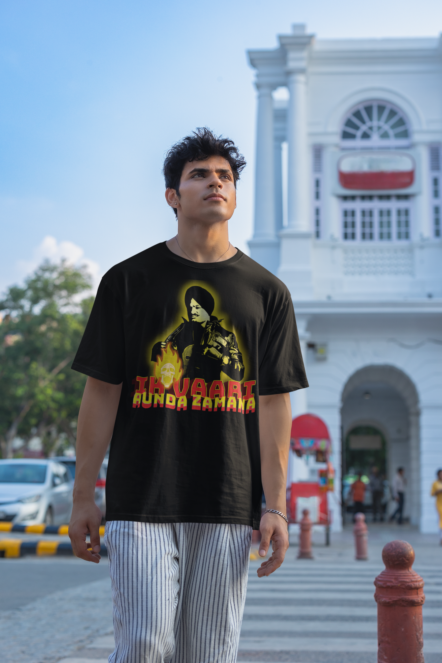 Premium Oversized Tikvaari Aunda Zamana Tribute T-Shirt