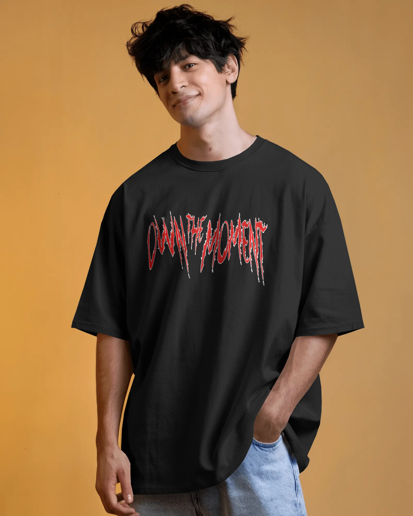 Premium OWN THE MOMENT Oversized T-Shirt | Limited Edition
