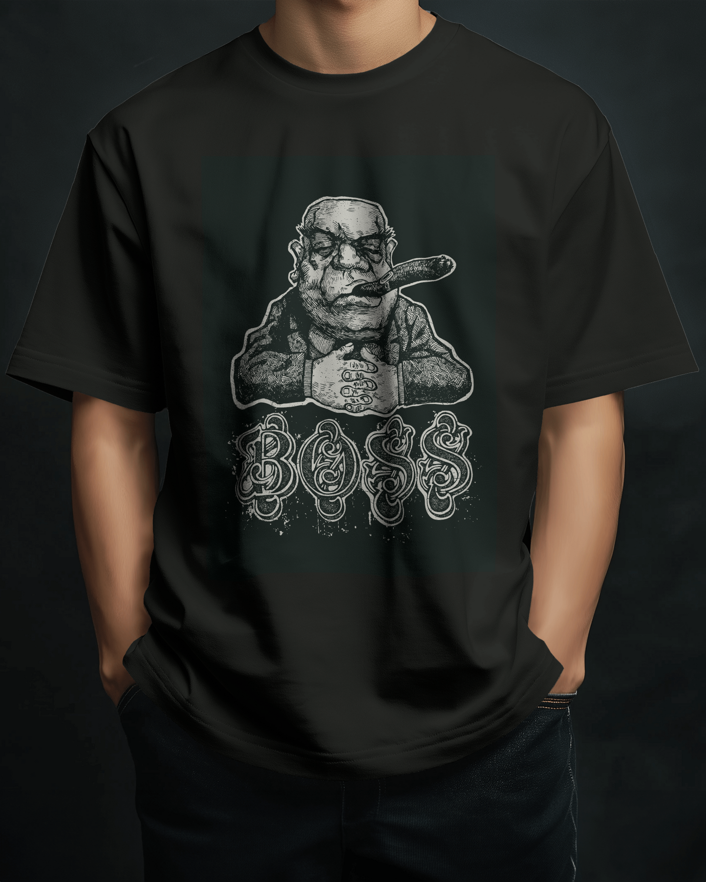 Premium BOSS Graphic Oversized T-Shirt | Limited Edition