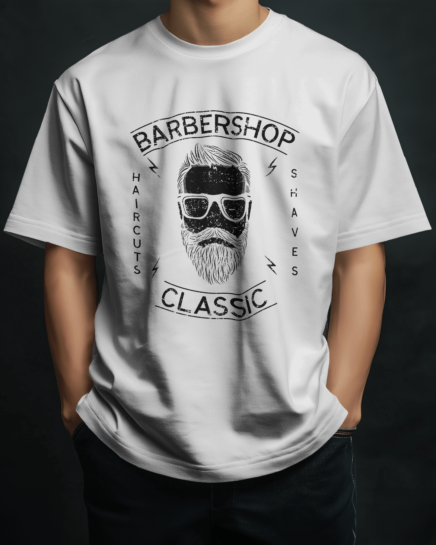 Premium Barbershop Classic Oversized T-Shirt