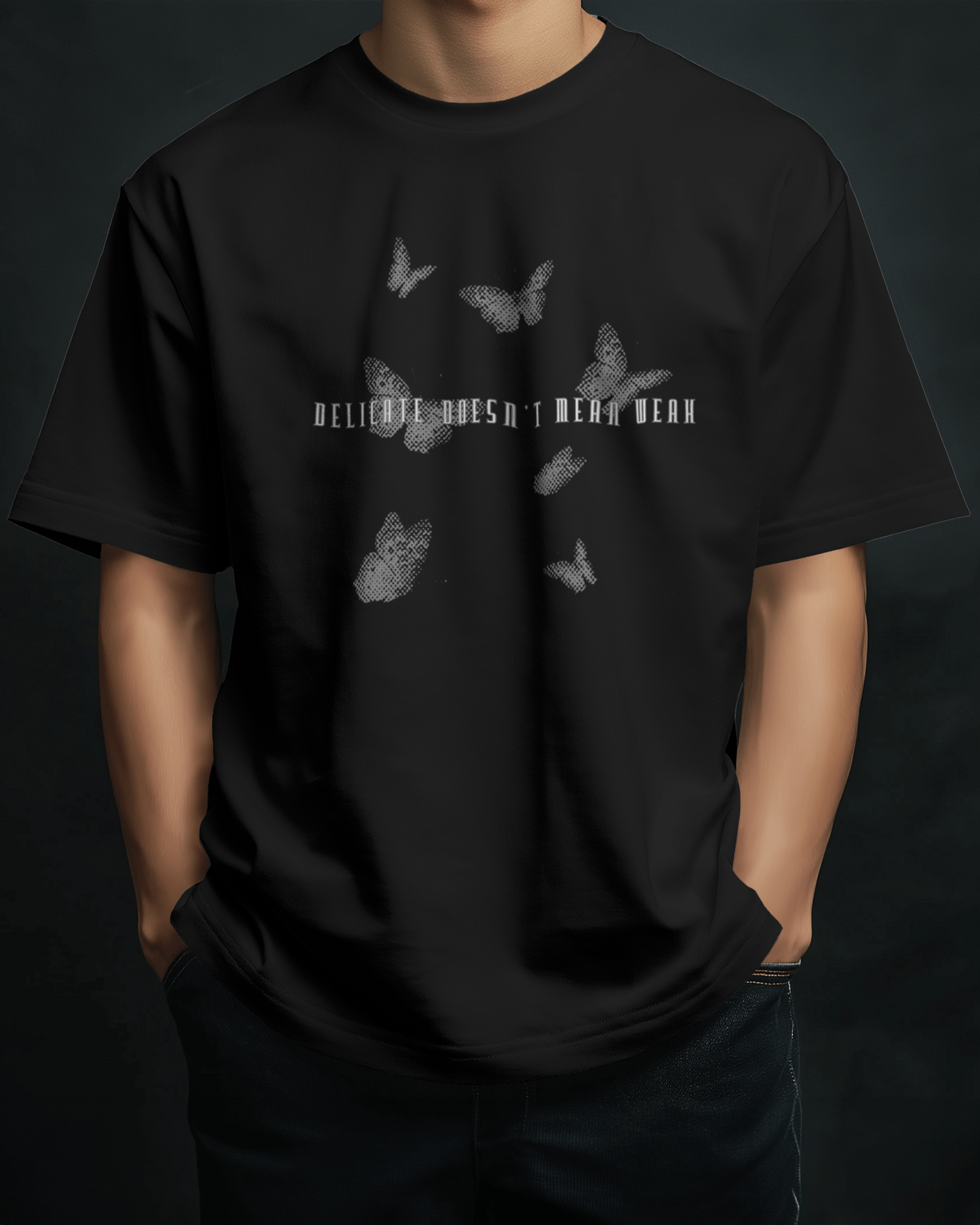Premium Delicate Butterfly Oversized T-shirt