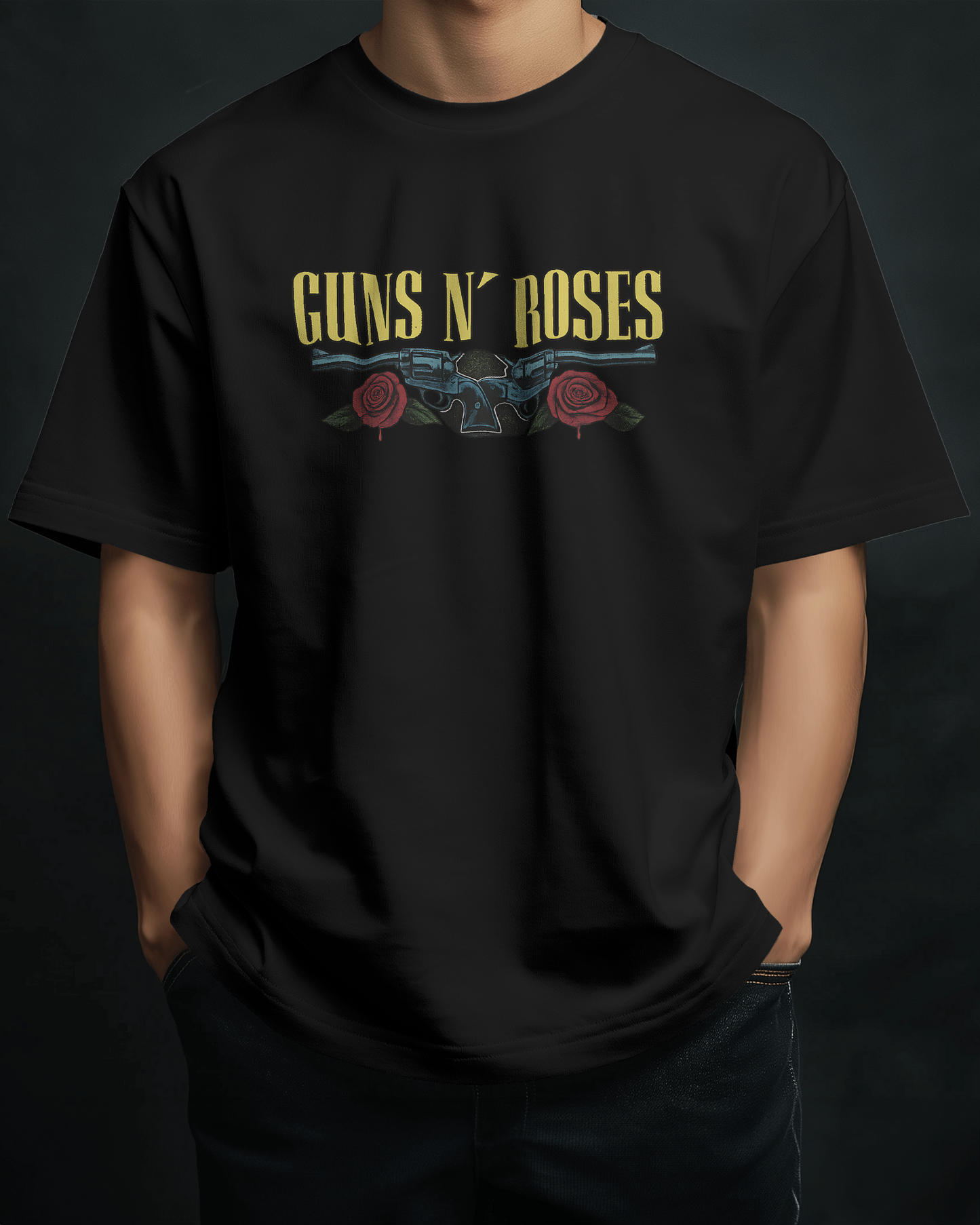Premium Oversized Guns N' Roses Rock Band T-shirt | Limited Edition