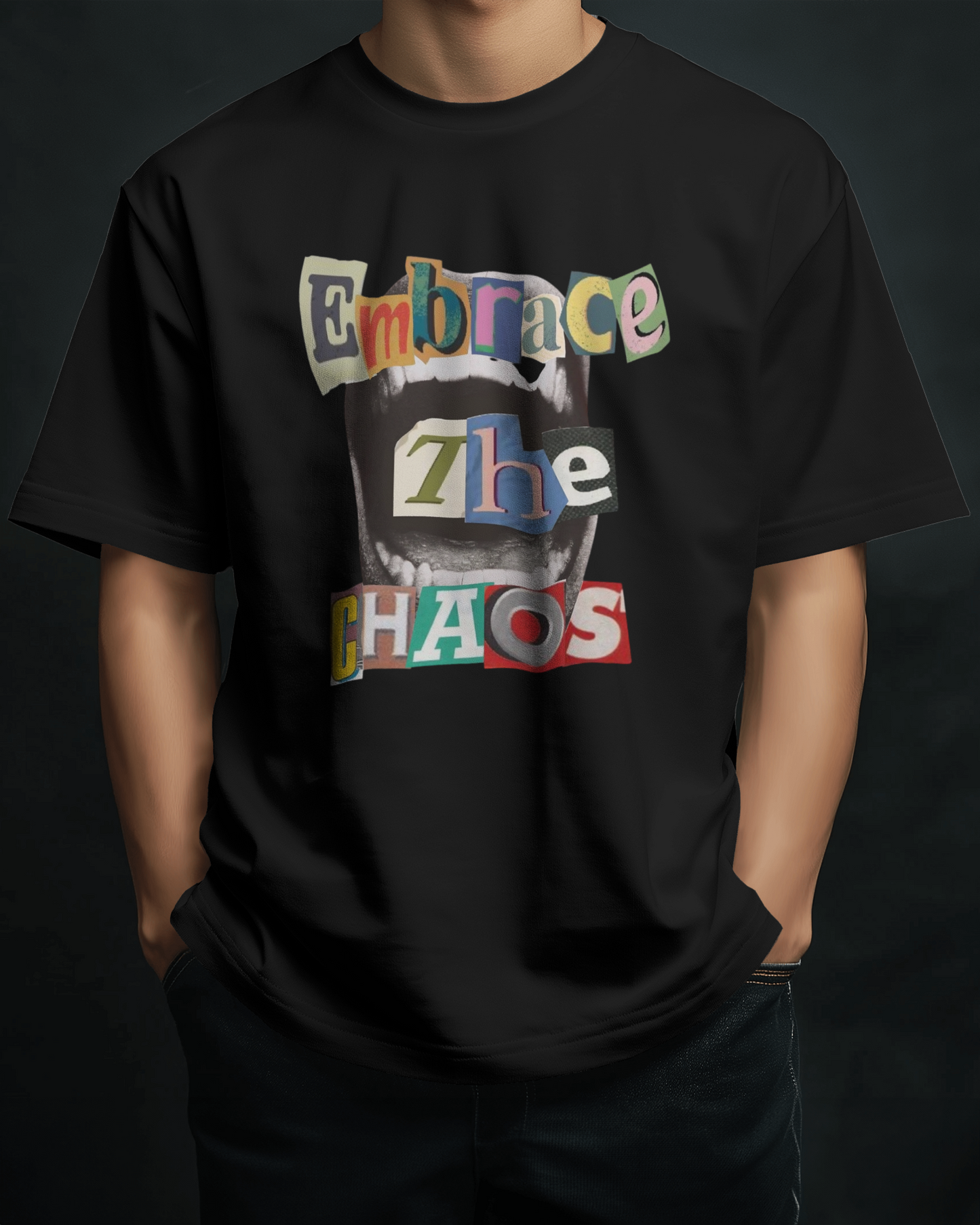 Premium Embrace The Chaos Oversized T-Shirt | Limited Edition