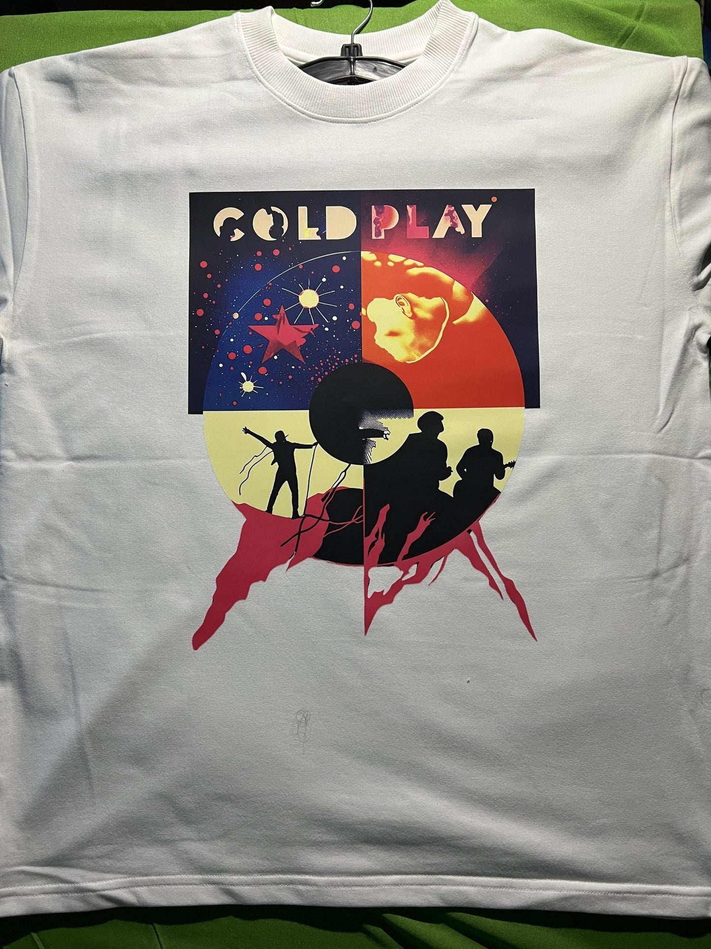 Coldplay Concert Oversized T-Shirt – Premium French Terry Cotton 240 GSM - YORD