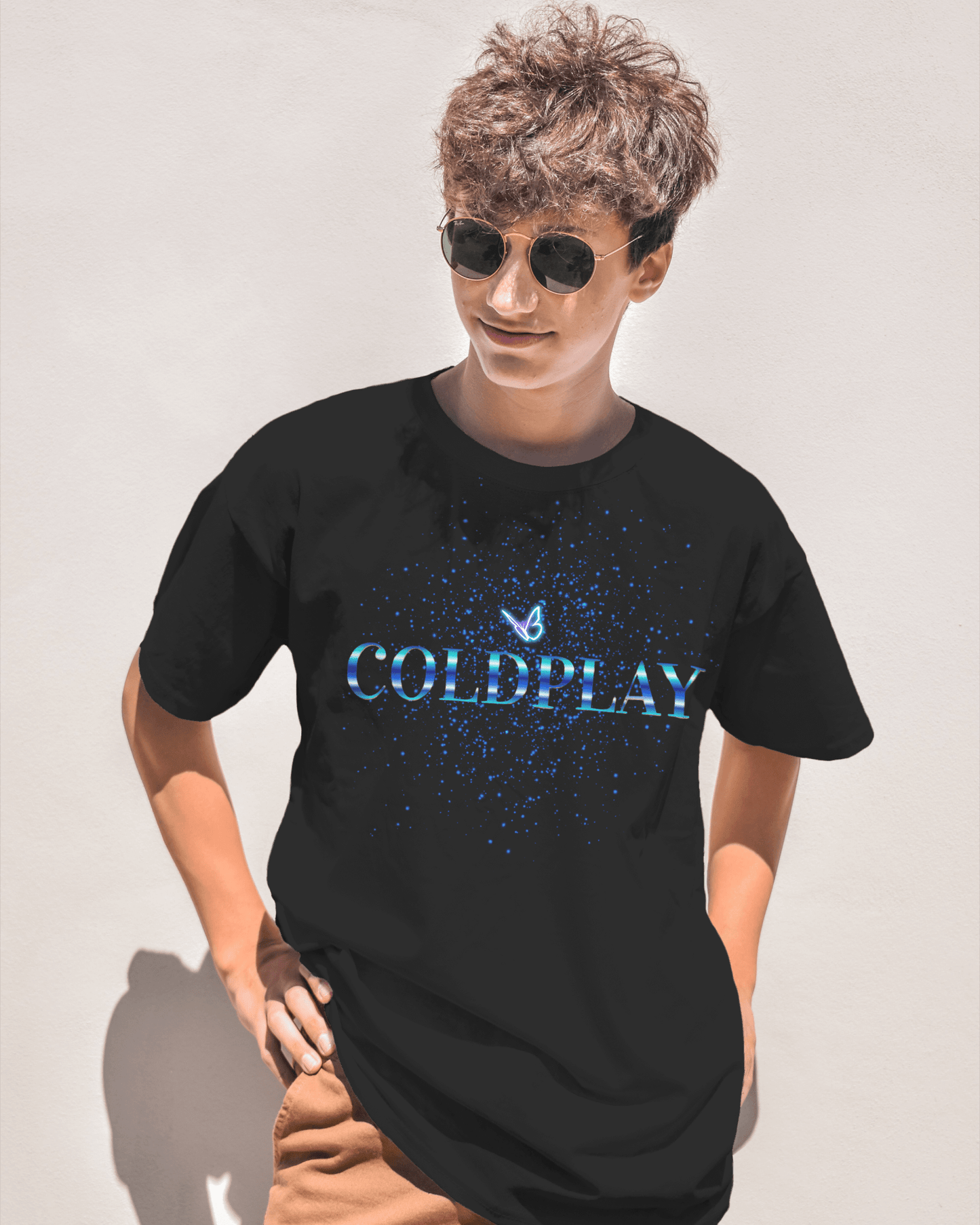 Coldplay Oversize French Terry Cotton T-Shirt (240 GSM) - Premium Luxury Concert Wear - YORD