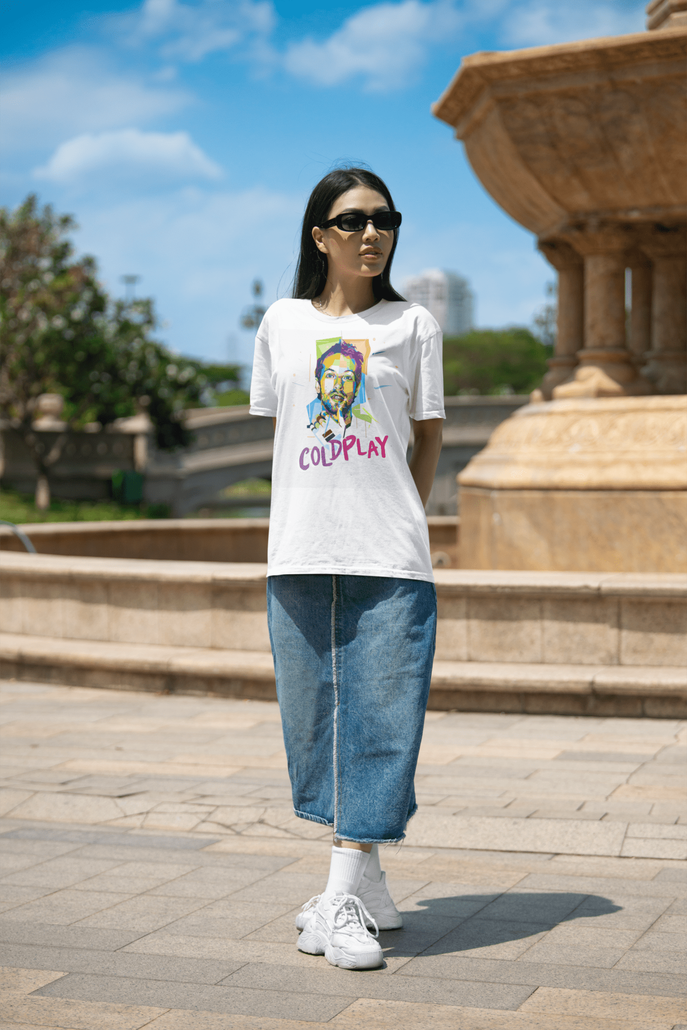 Coldplay Oversize French Terry Cotton T-Shirt (240 GSM) - Premium Luxury Concert Wear - YORD