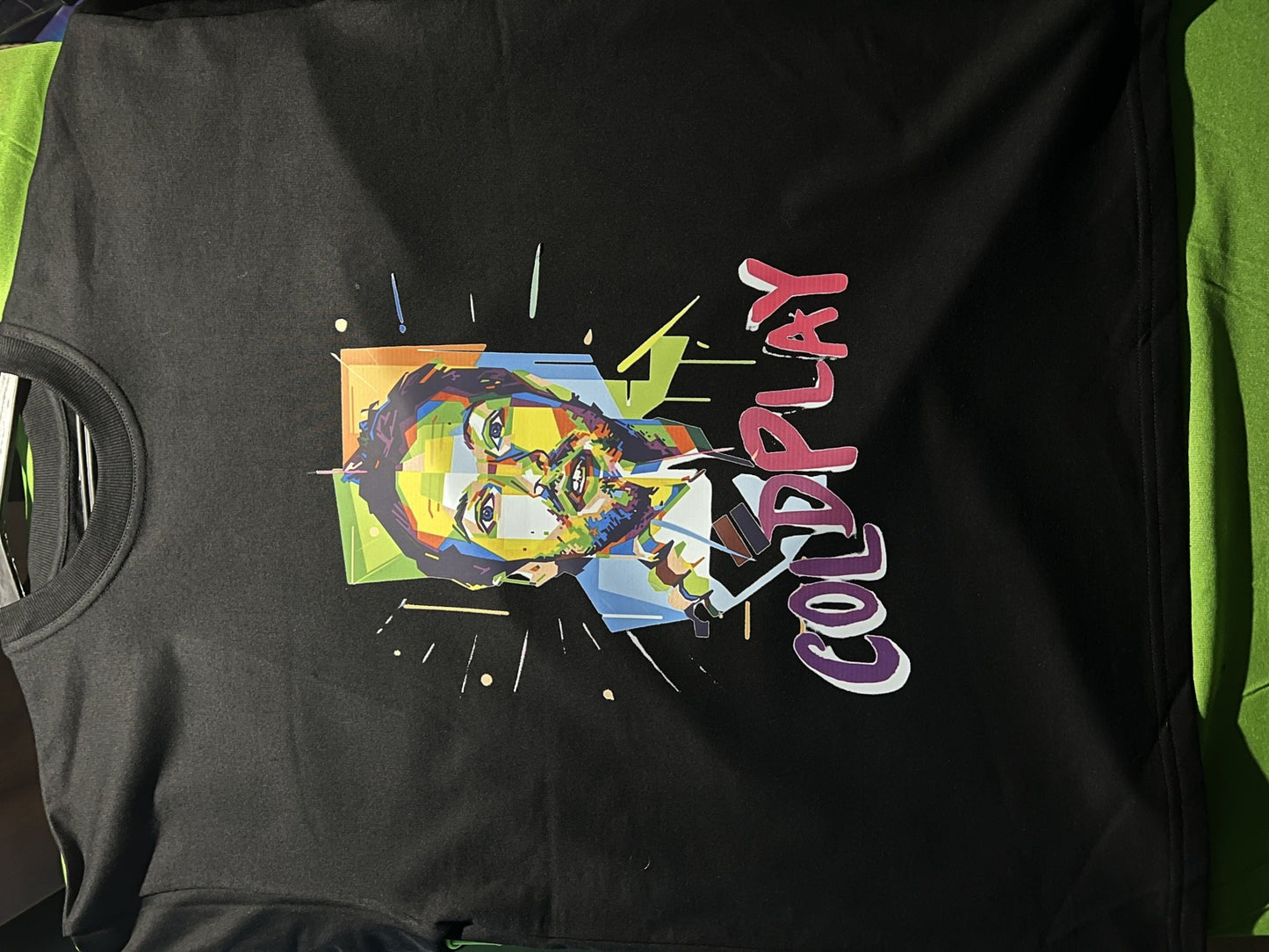 Coldplay Oversize French Terry Cotton T-Shirt (240 GSM) - Premium Luxury Concert Wear - YORD
