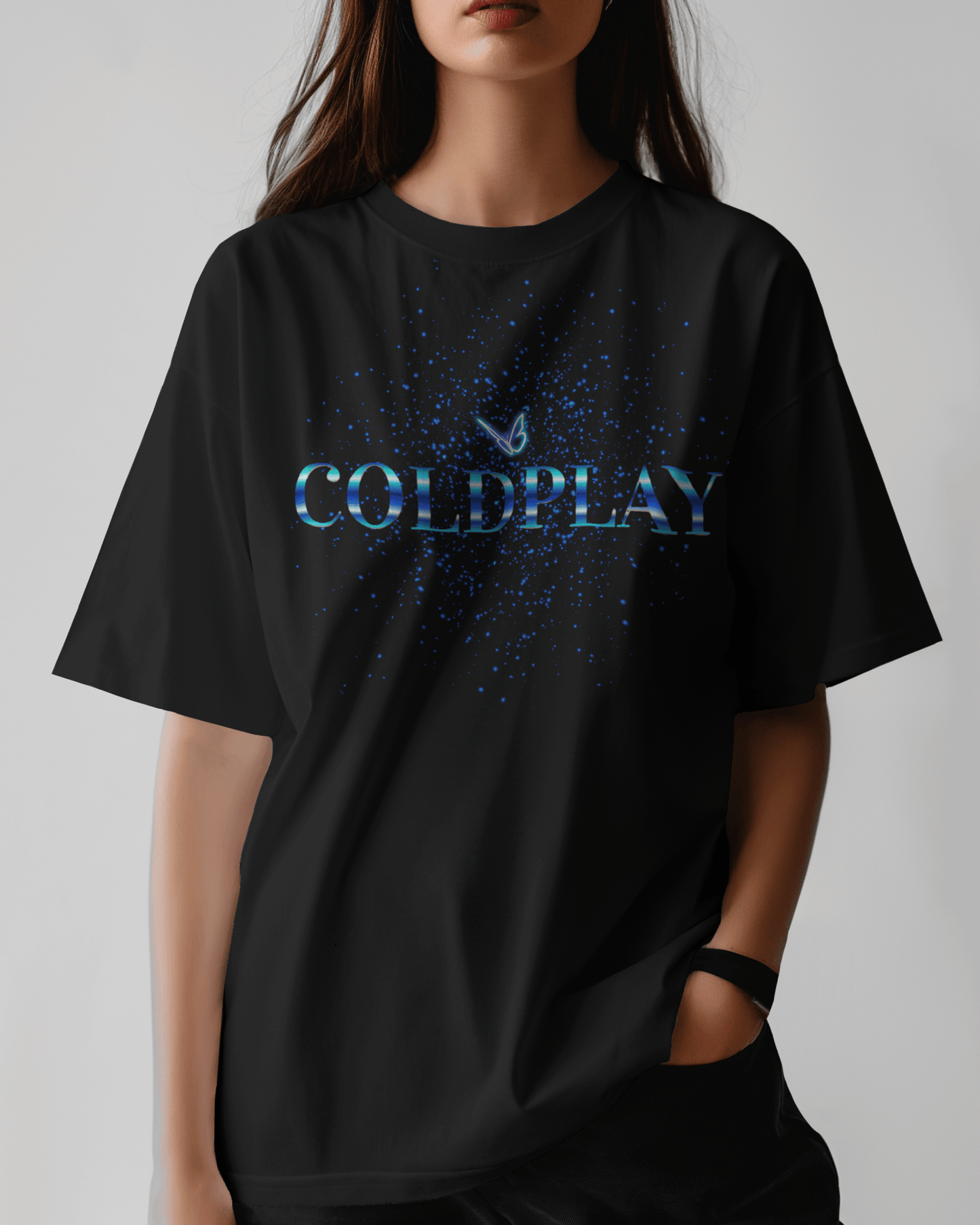 Coldplay Oversize French Terry Cotton T-Shirt (240 GSM) - Premium Luxury Concert Wear - YORD