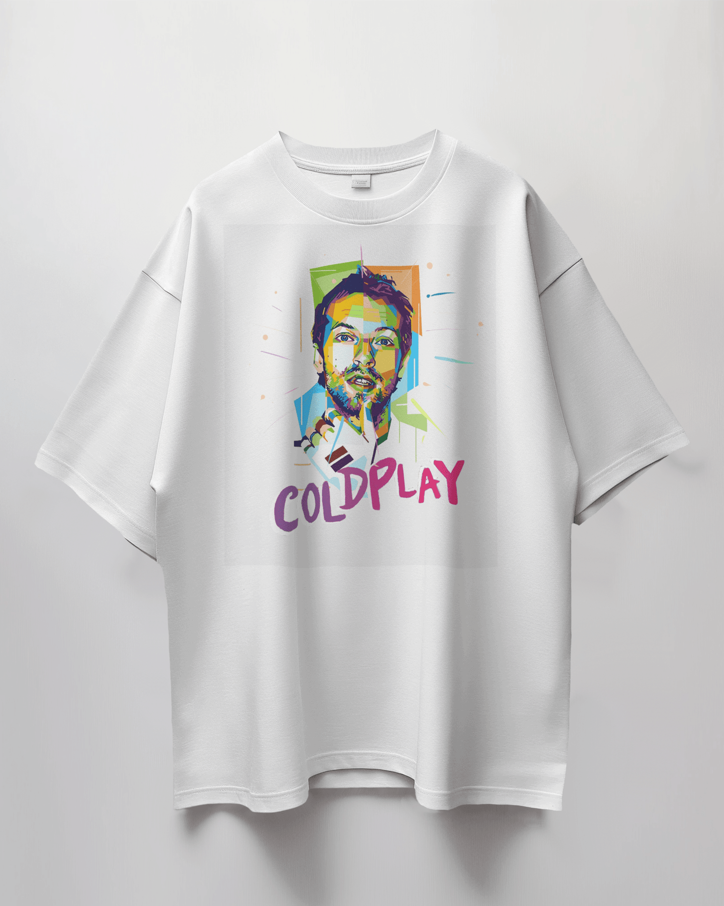 Coldplay Oversize French Terry Cotton T-Shirt (240 GSM) - Premium Luxury Concert Wear - YORD
