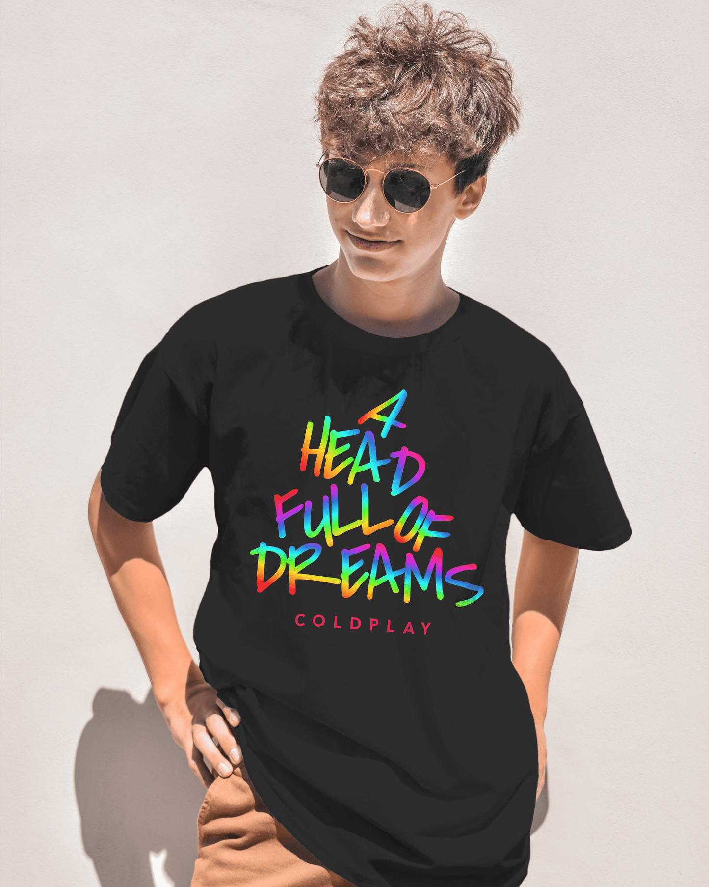 Coldplay Oversize French Terry Cotton T-shirt - Premium Luxury Concert Wear - YORD