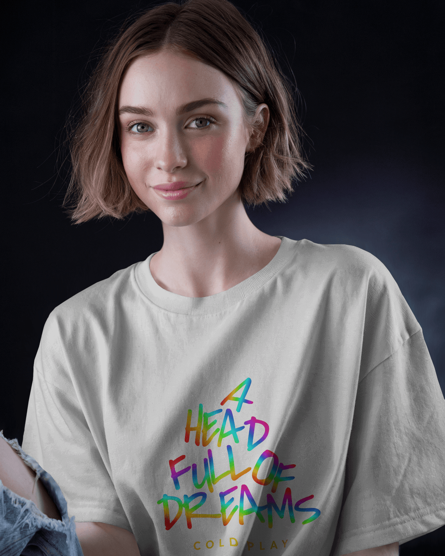 Coldplay Oversize French Terry Cotton T-shirt - Premium Luxury Concert Wear - YORD