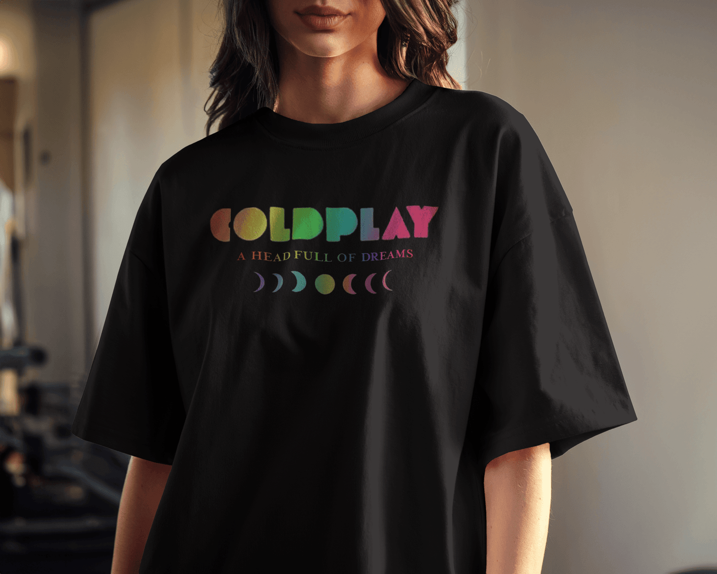 Coldplay Oversize Premium French Terry Cotton T-shirt (240 GSM) - A Head Full of Dreams Concert Edition - YORD