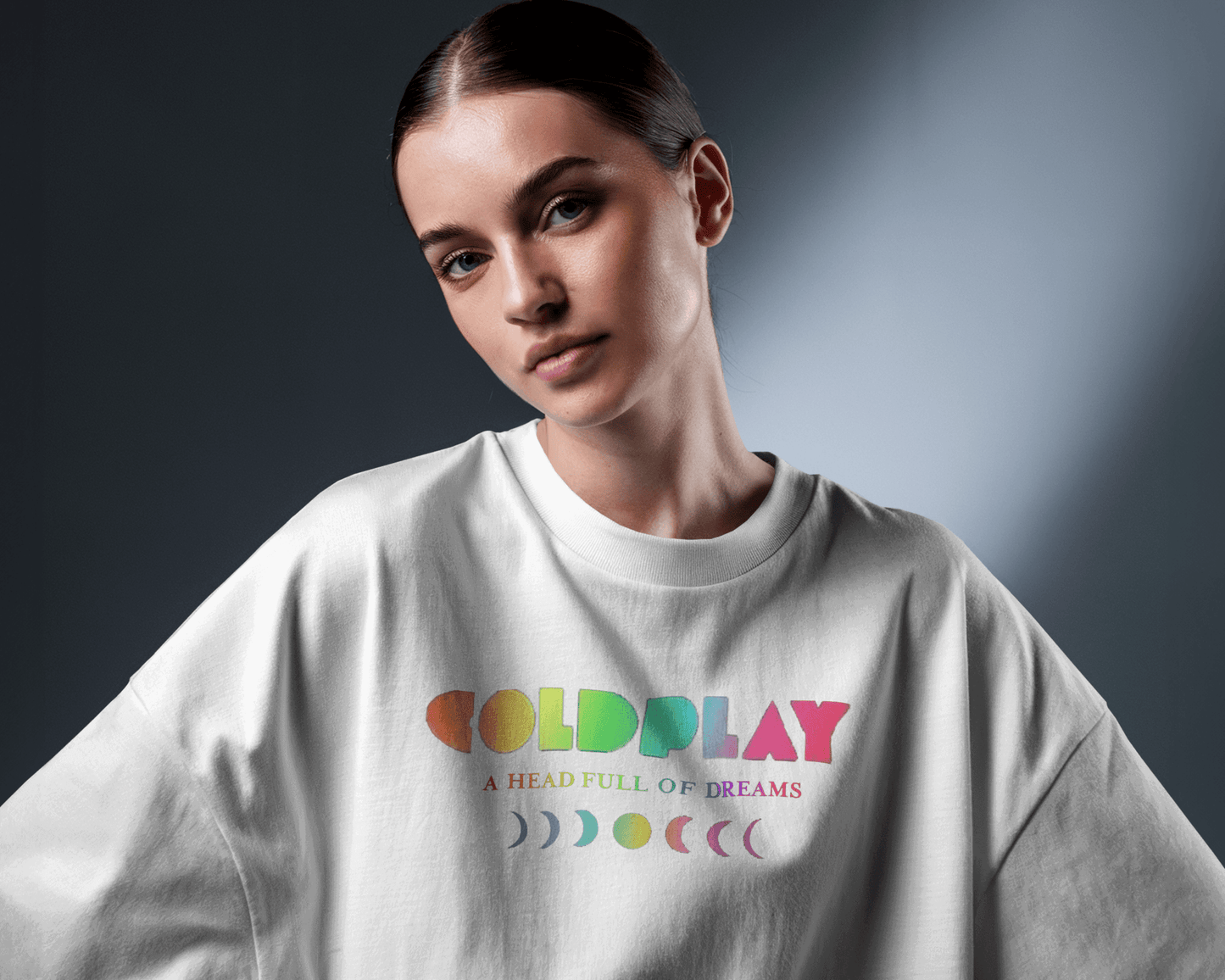 Coldplay Oversize Premium French Terry Cotton T-shirt (240 GSM) - A Head Full of Dreams Concert Edition - YORD