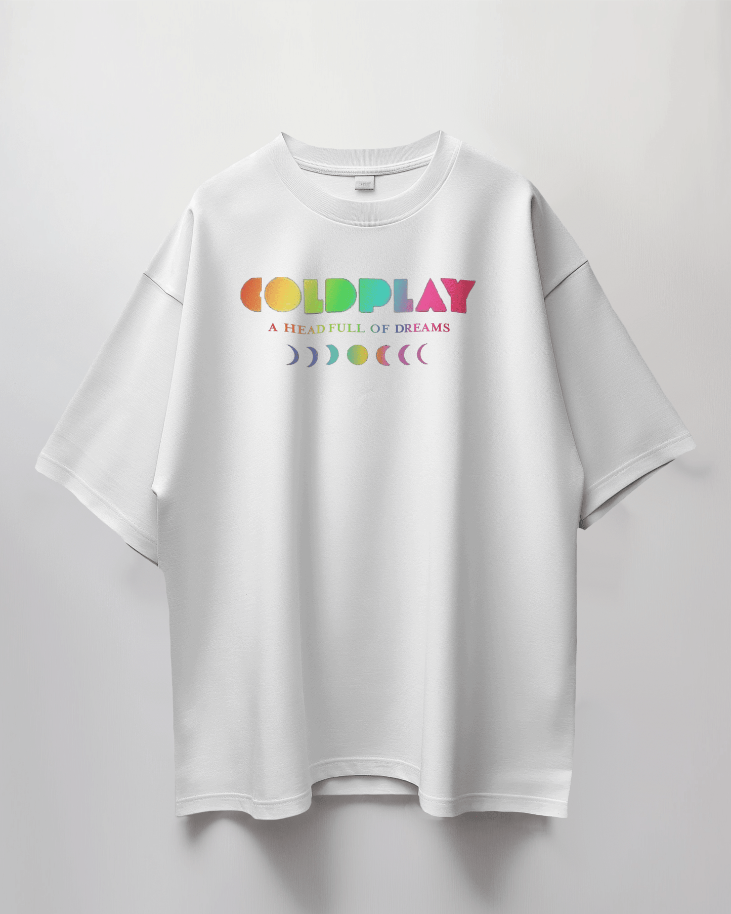 Coldplay Oversize Premium French Terry Cotton T-shirt (240 GSM) - A Head Full of Dreams Concert Edition - YORD
