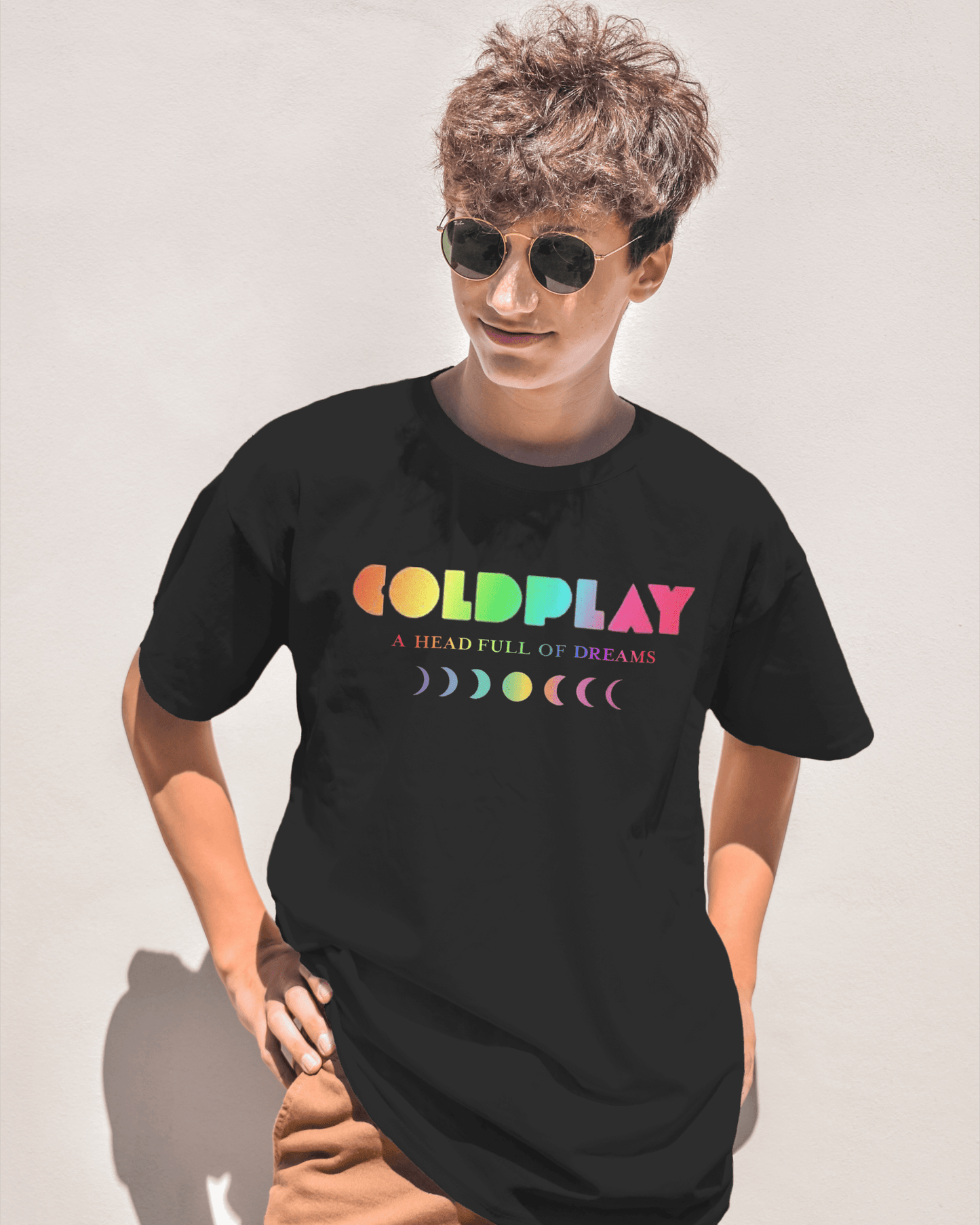 Coldplay Oversize Premium French Terry Cotton T-shirt (240 GSM) - A Head Full of Dreams Concert Edition - YORD