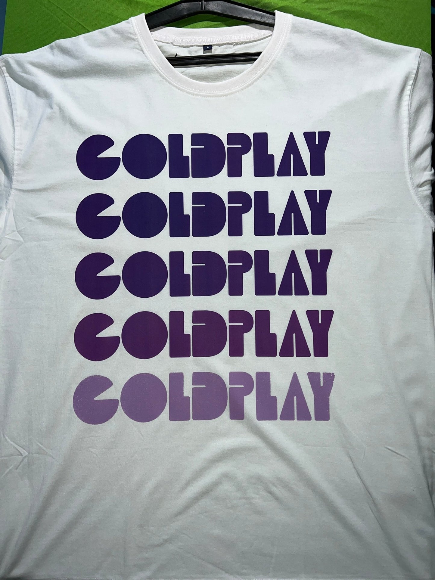 Coldplay Oversized Premium French Terry Cotton Concert T-Shirt - 240 GSM Luxury - YORD