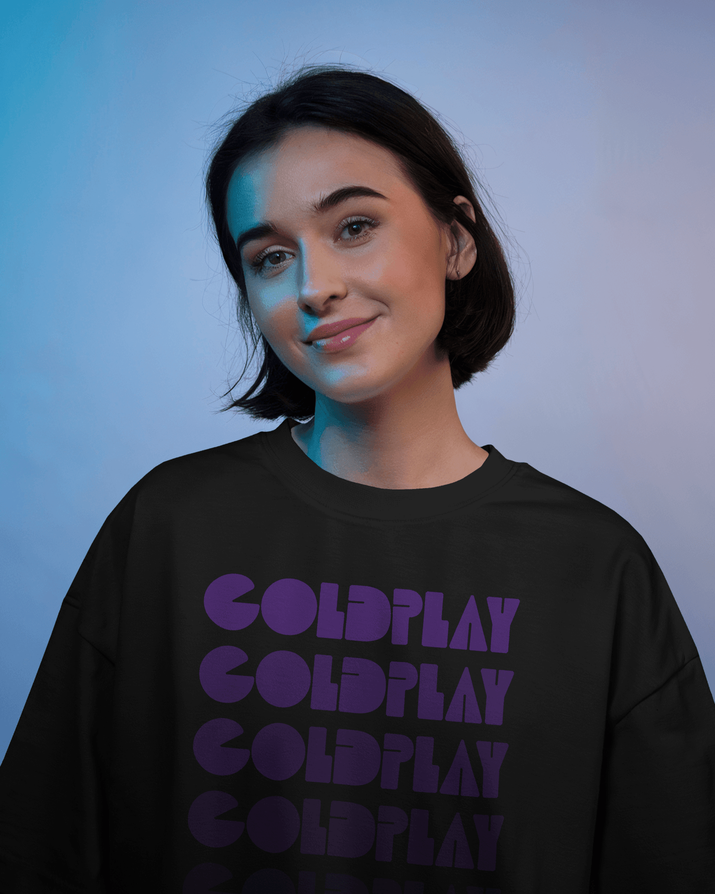 Coldplay Oversized Premium French Terry Cotton Concert T-Shirt - 240 GSM Luxury - YORD