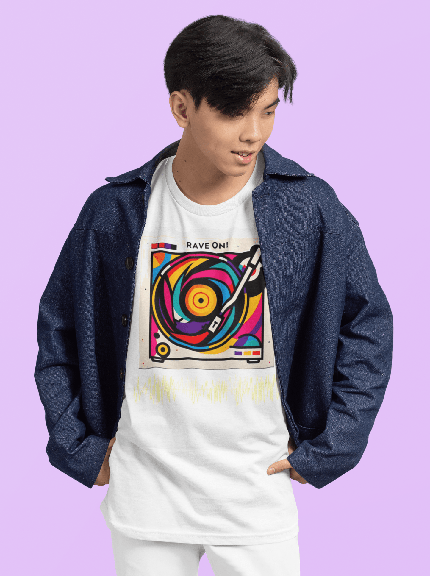 Coldplay Premium Oversize French Terry Cotton T-Shirt – Rave On Design (240 GSM) - YORD