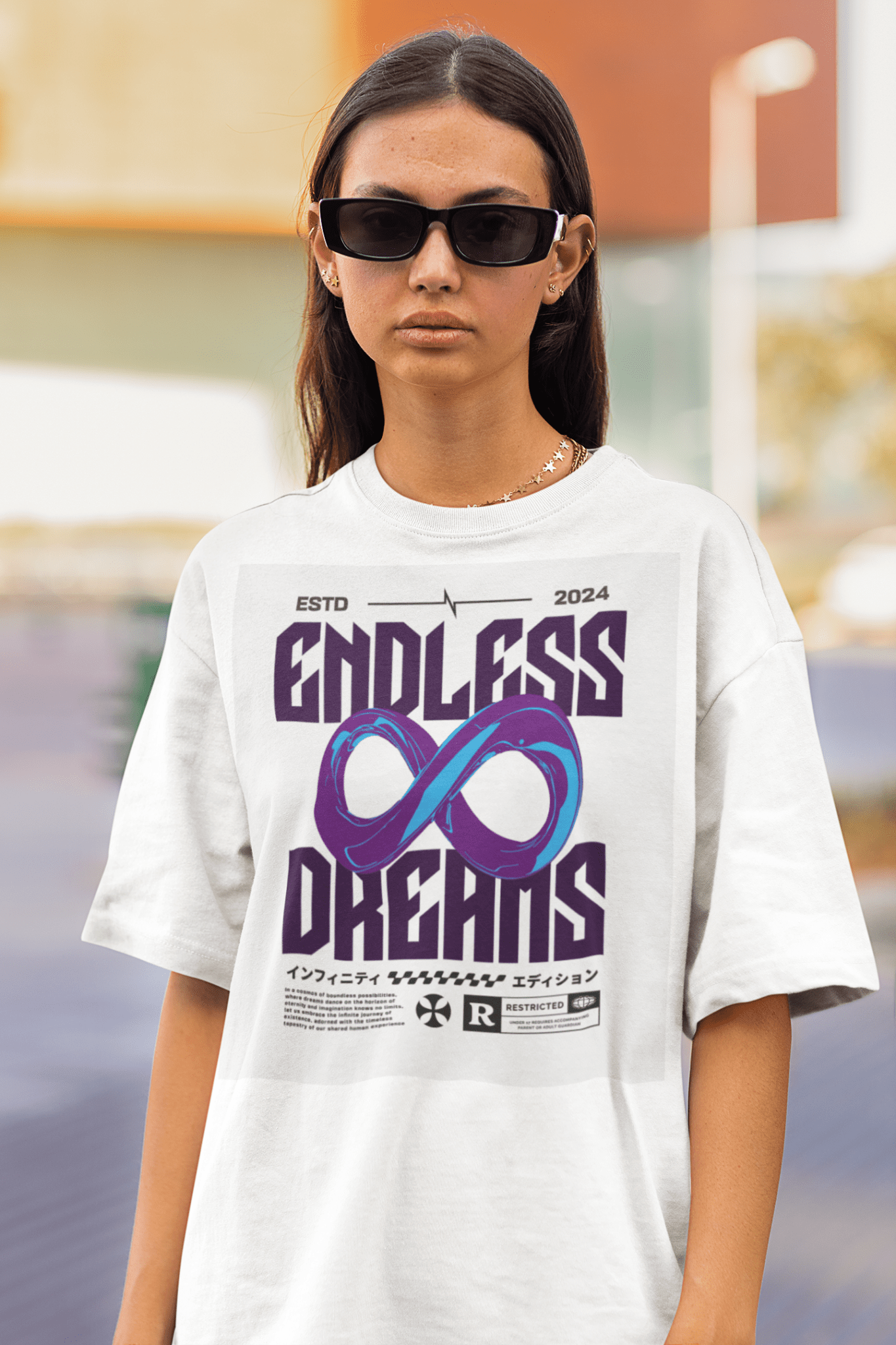 Coldplay Premium Oversized French Terry Cotton T-shirt – "Endless Dreams" Concert Edition - YORD