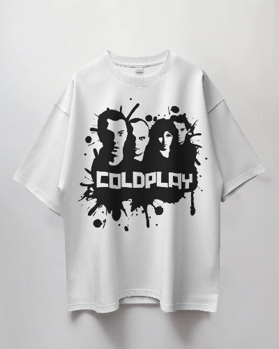 ColdPlay Tour Glow in Dark Oversized T-Shirt - YORD