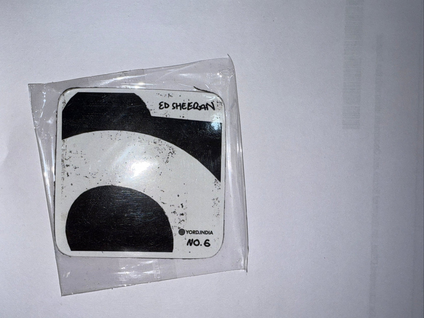 Ed Sheeran Album Cover Collection Fridge Magnets - Set of 7 Square Magnets (7x7cm) - YORD