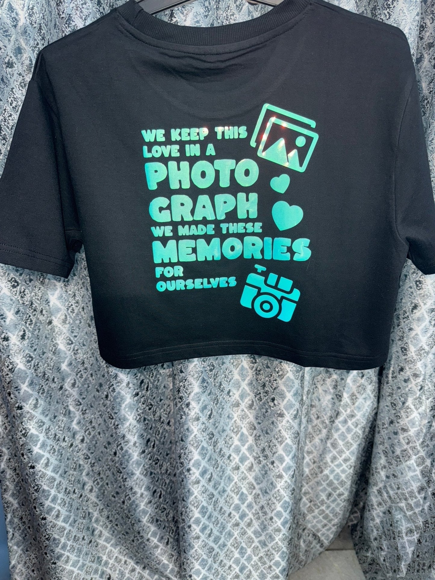 Ed Sheeran Glow - in - Dark Premium Crop Top - Exclusive Concert Merchandise - YORD