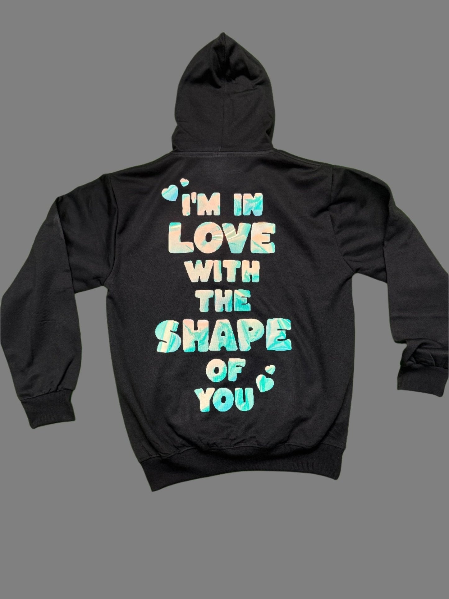 Ed Sheeran Limited Edition Holographic Mathematics Design Glow - in - Dark Premium Hoodie - YORD