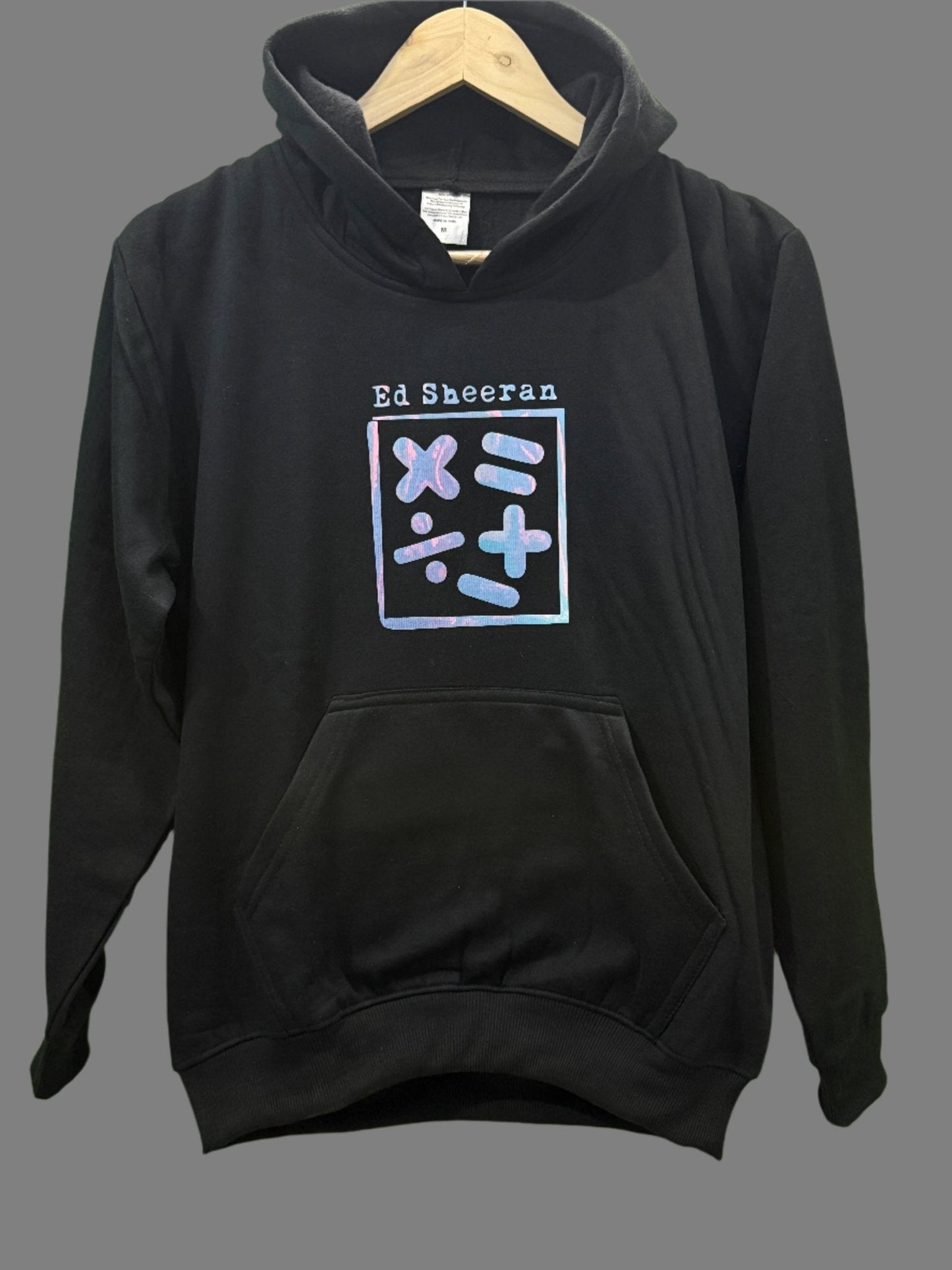 Ed Sheeran Limited Edition Holographic Mathematics Design Glow - in - Dark Premium Hoodie - YORD