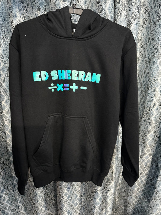 Ed Sheeran Limited Edition Holographic Mathematics Design Glow - in - Dark Premium Hoodie - YORD