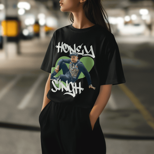 Exclusive Honey Singh Signature Oversized Concert T-Shirt - Limited Edition Luxury Streetwear With TWO Fridge Magnets FREE - YORD