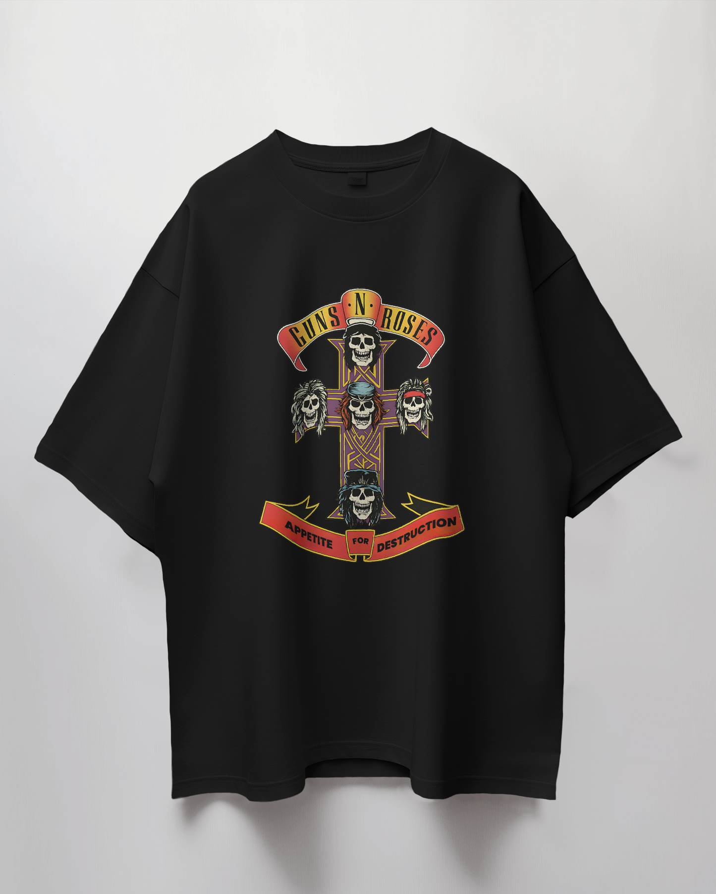 Premium Guns N' Roses Appetite For Destruction Oversized T-shirt