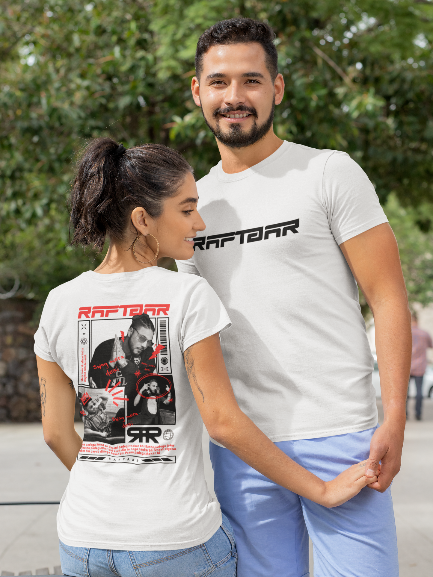 Premium Hand Painted RAFTAAR Oversized T-shirt | Limited Edition