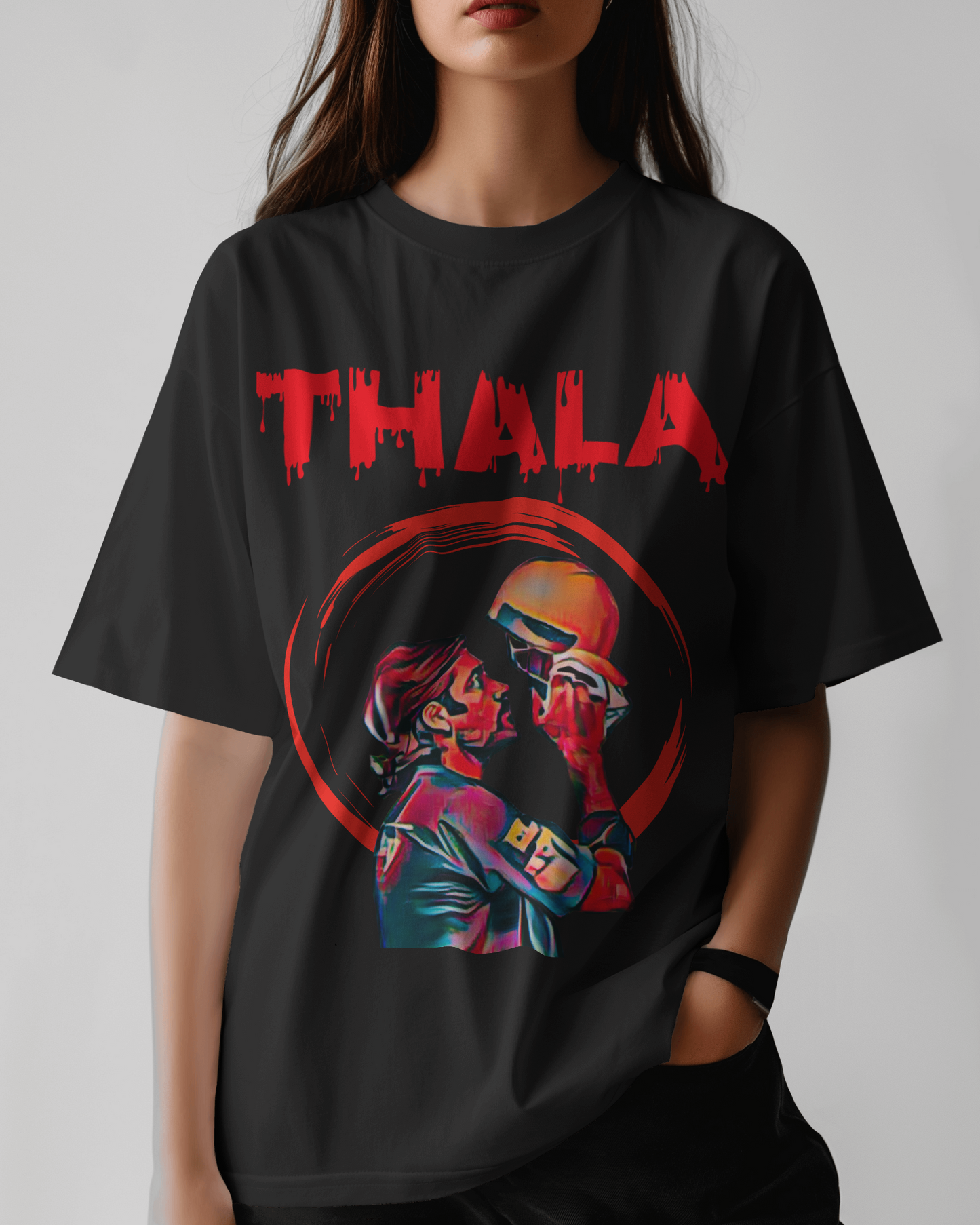Premium Oversized THALA CSK MS Dhoni Tribute T-shirt