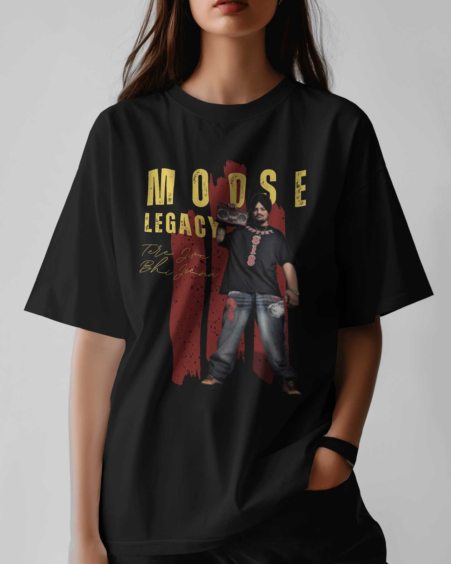 Premium Sidhu Moosewala Limited Edition Oversized T-shirt