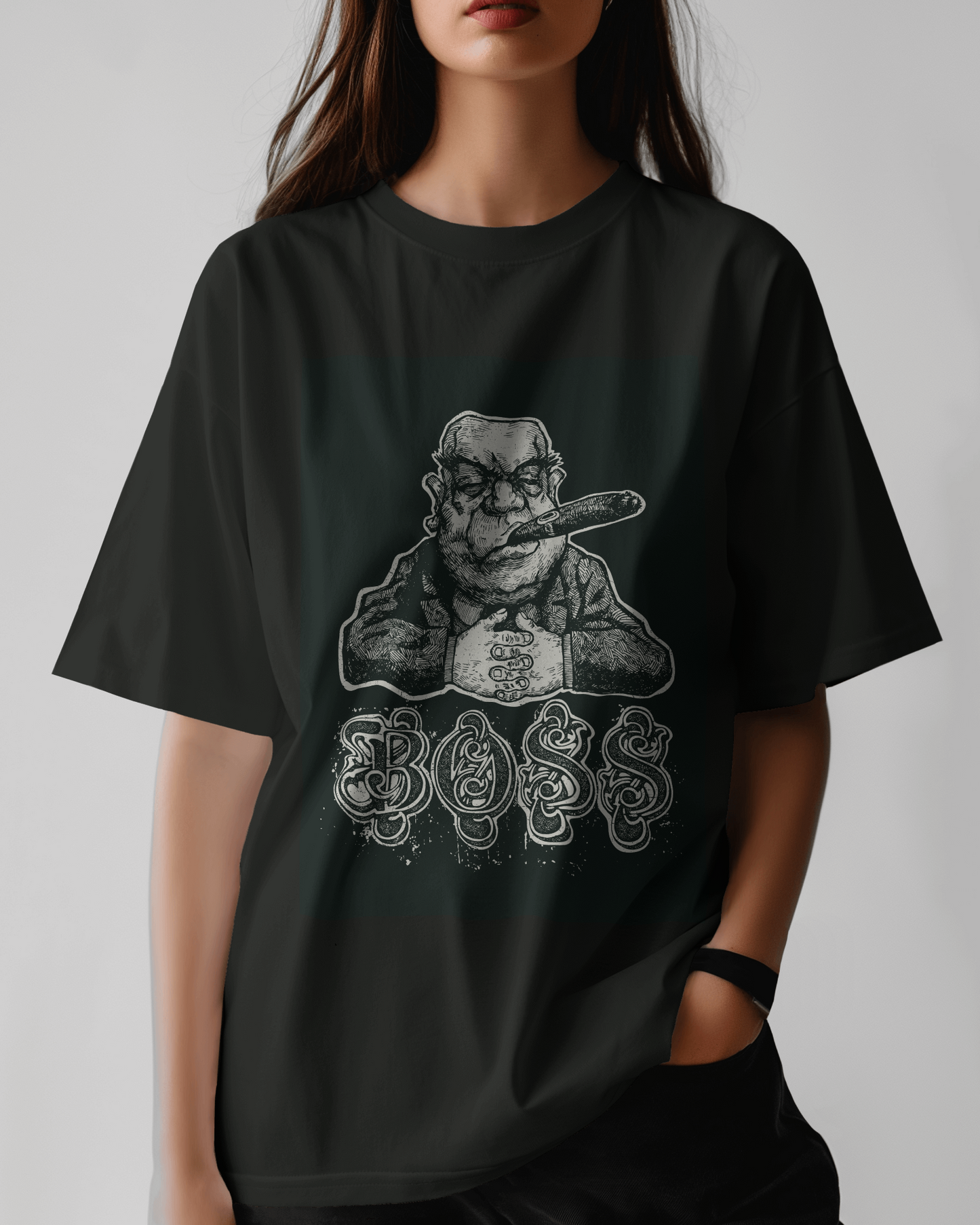Premium BOSS Graphic Oversized T-Shirt | Limited Edition