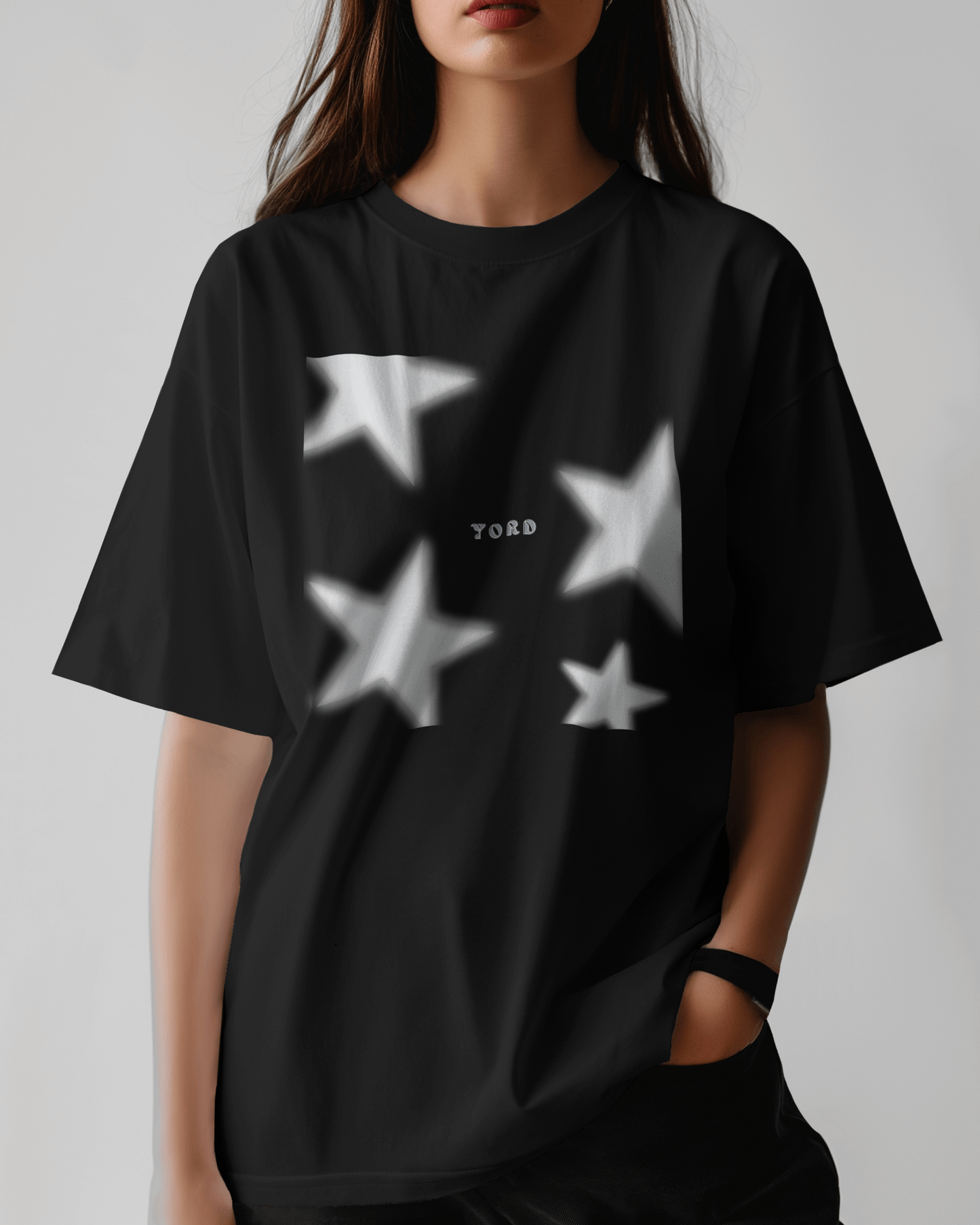 Premium Cosmic Stars Oversized T-Shirt | Limited Edition