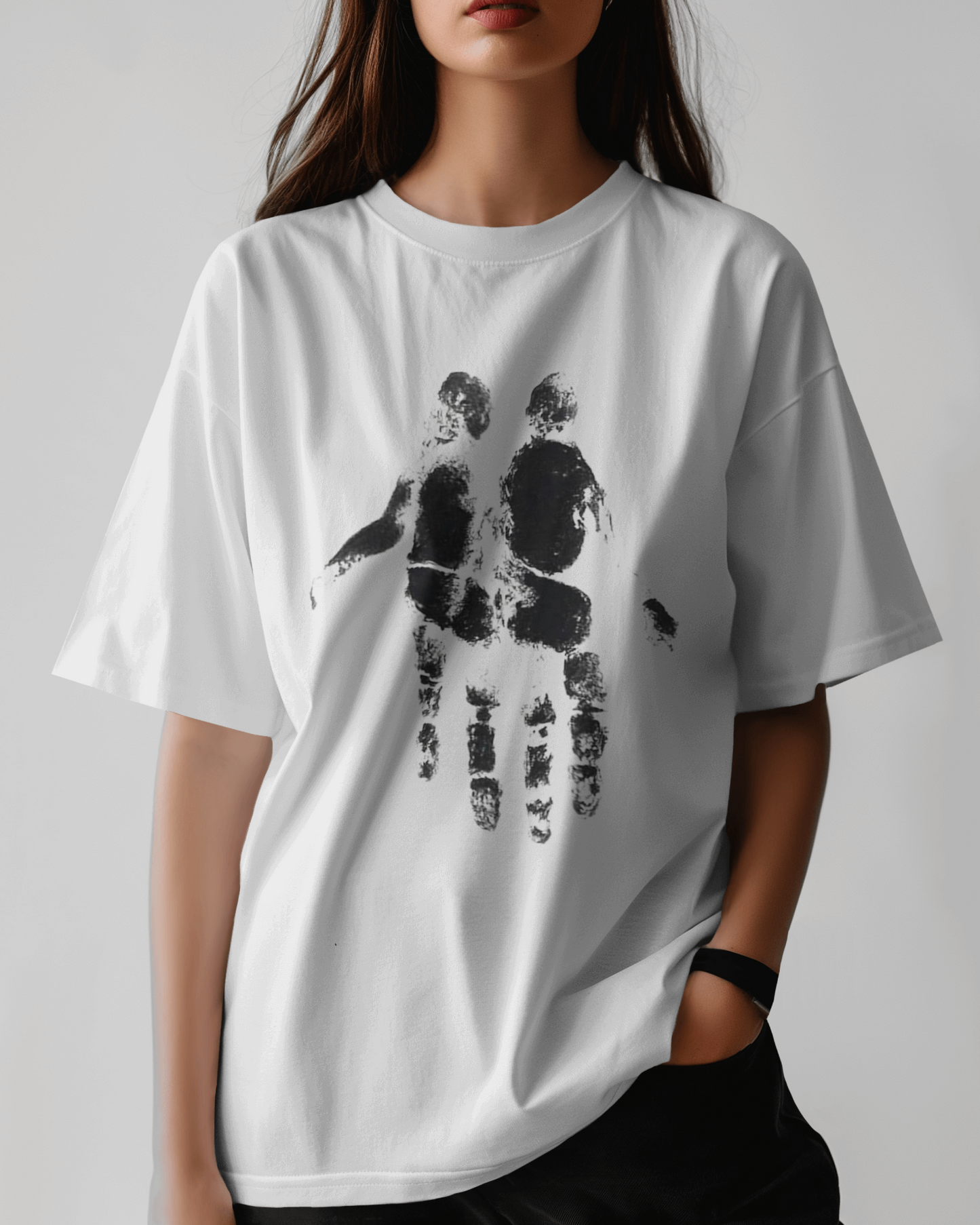 Premium Chill Out & Get Grimey Oversized Graphic T-Shirt