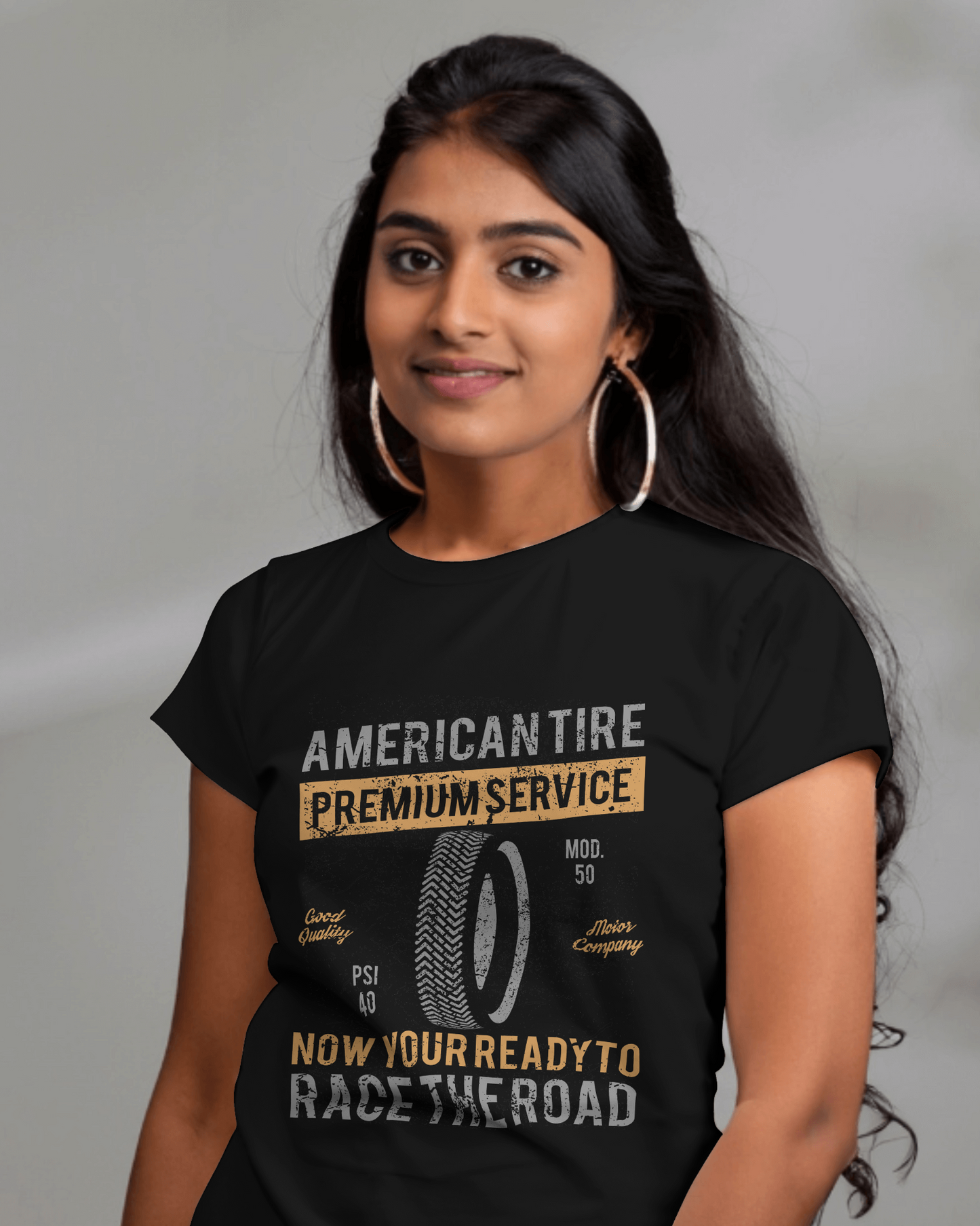 Premium American Tire Vintage Racing Graphic T-Shirt