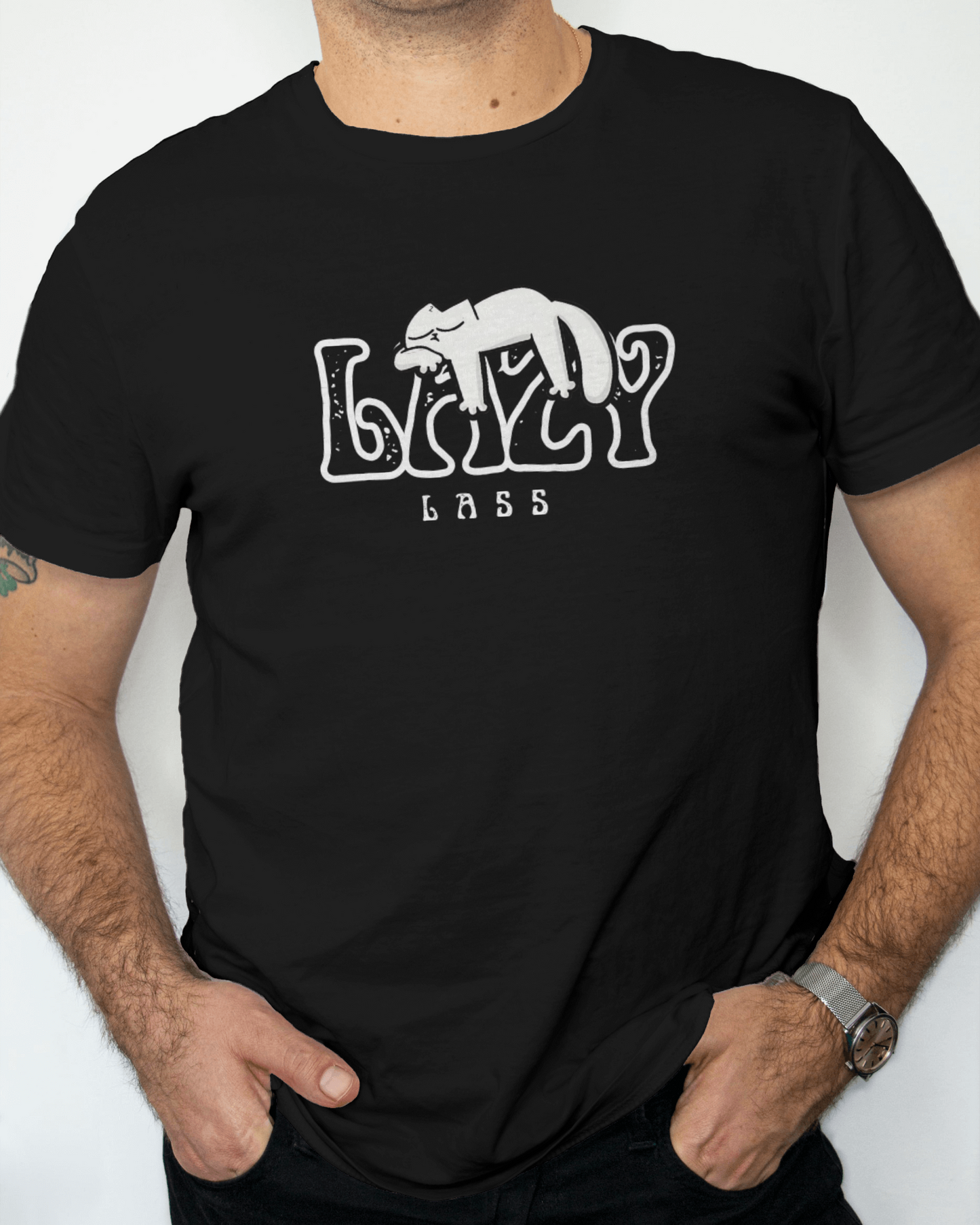 Premium LAZY Bass Graphic Regular T-shirt