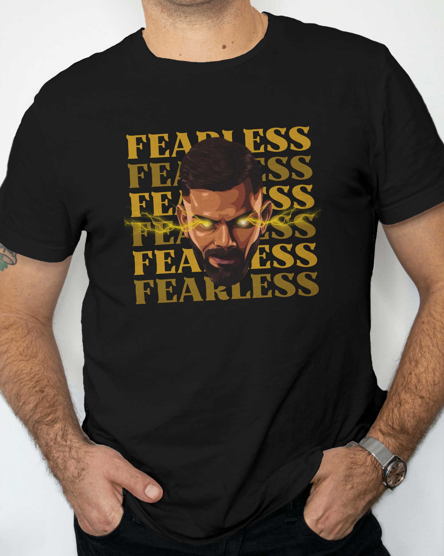 Premium RCB Fearless Glow-In-Dark Regular T-Shirt | Limited Edition