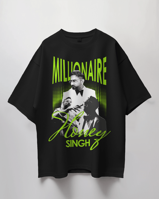 MILLIONAIRE Honey Singh Signature Collection Premium Oversized T-Shirt - Concert Merchandise - YORD
