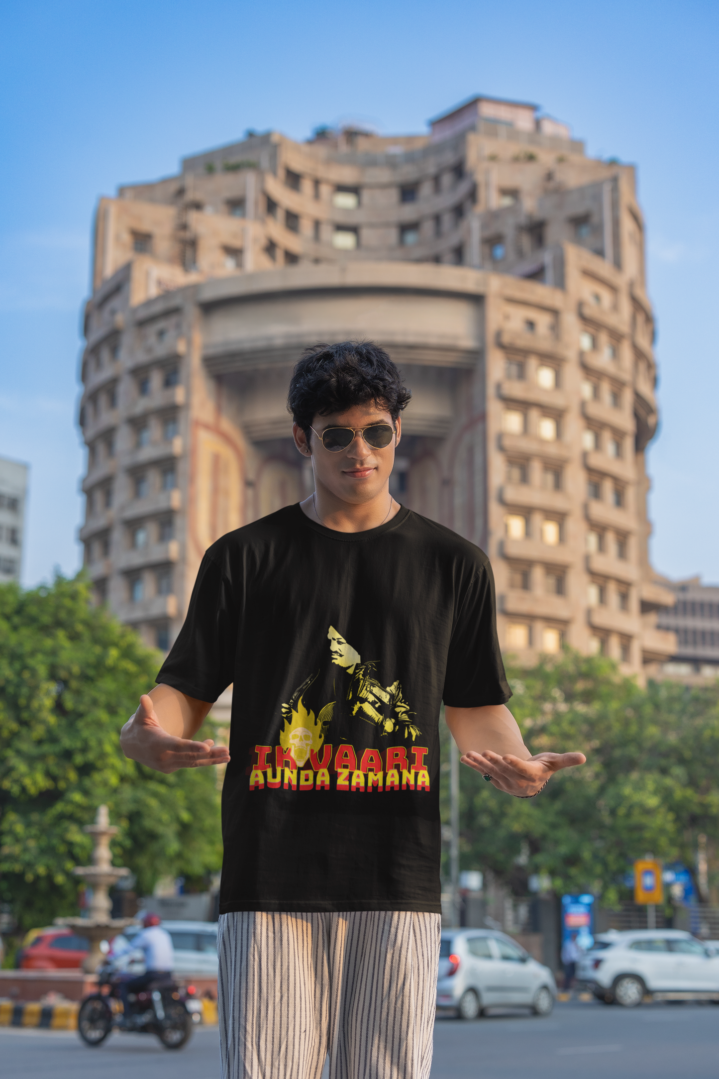 Premium Oversized Tikvaari Aunda Zamana Tribute T-Shirt