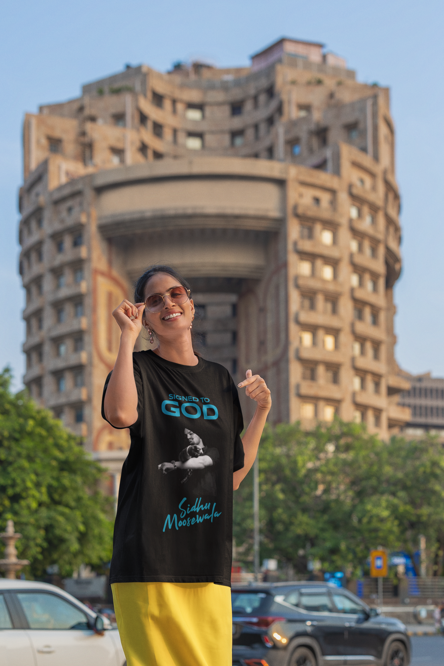 Premium Sidhu Moosewala 'SIGNED TO GOD' Oversized T-shirt