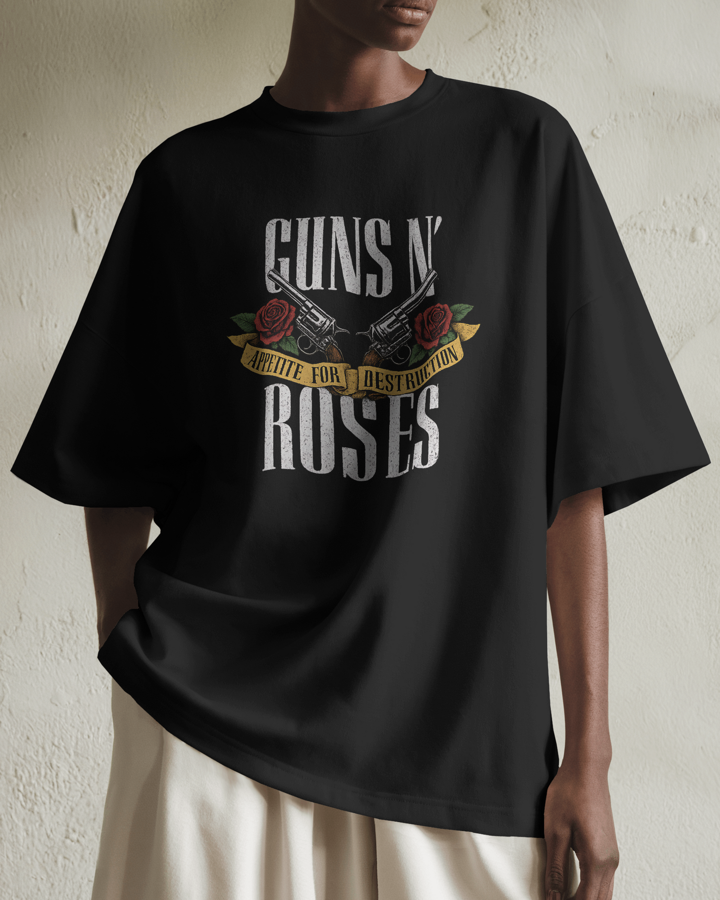 Premium Guns N' Roses Appetite For Destruction Oversized Tee