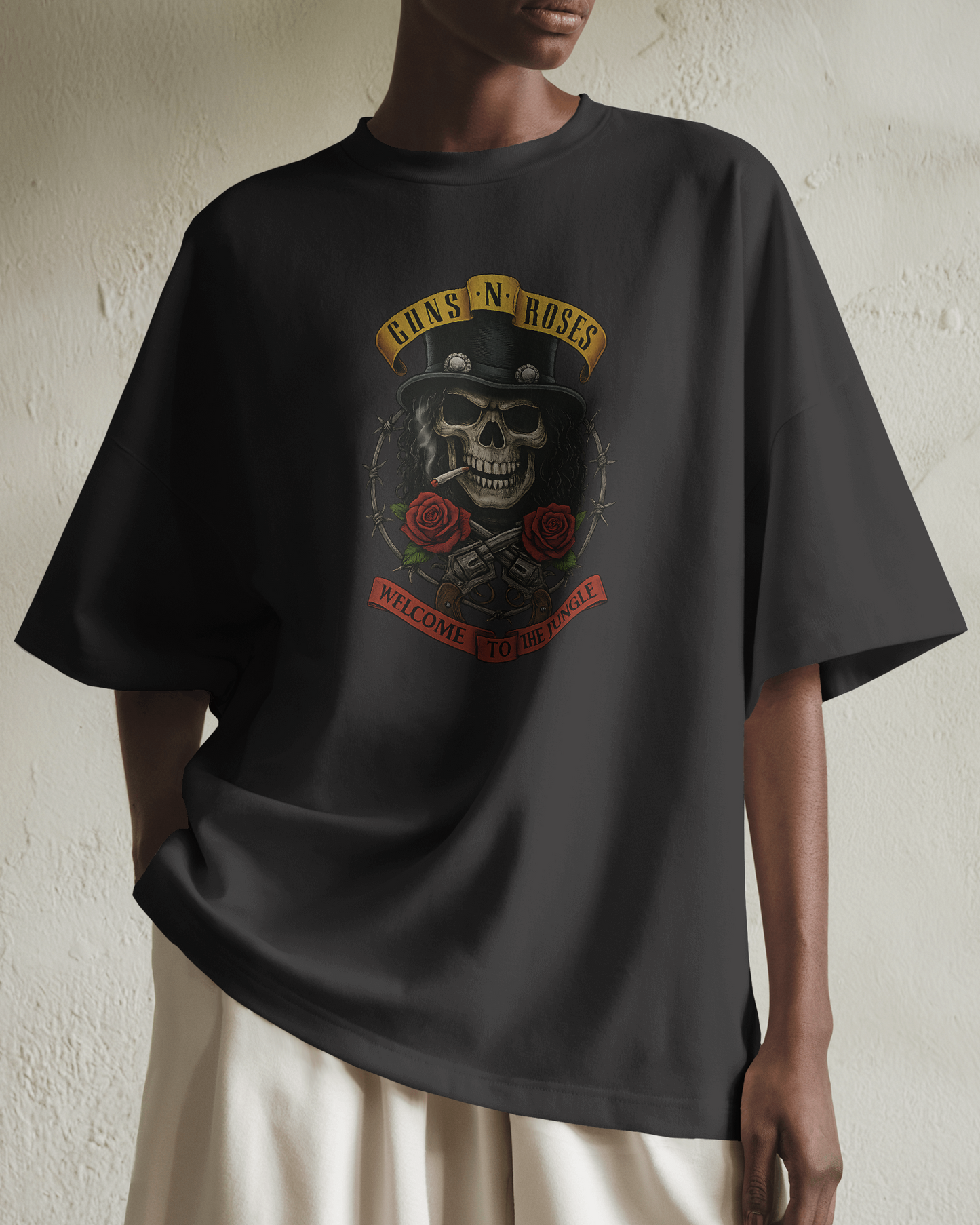 Premium Guns N' Roses 'Welcome to the Jungle' Oversized T-shirt
