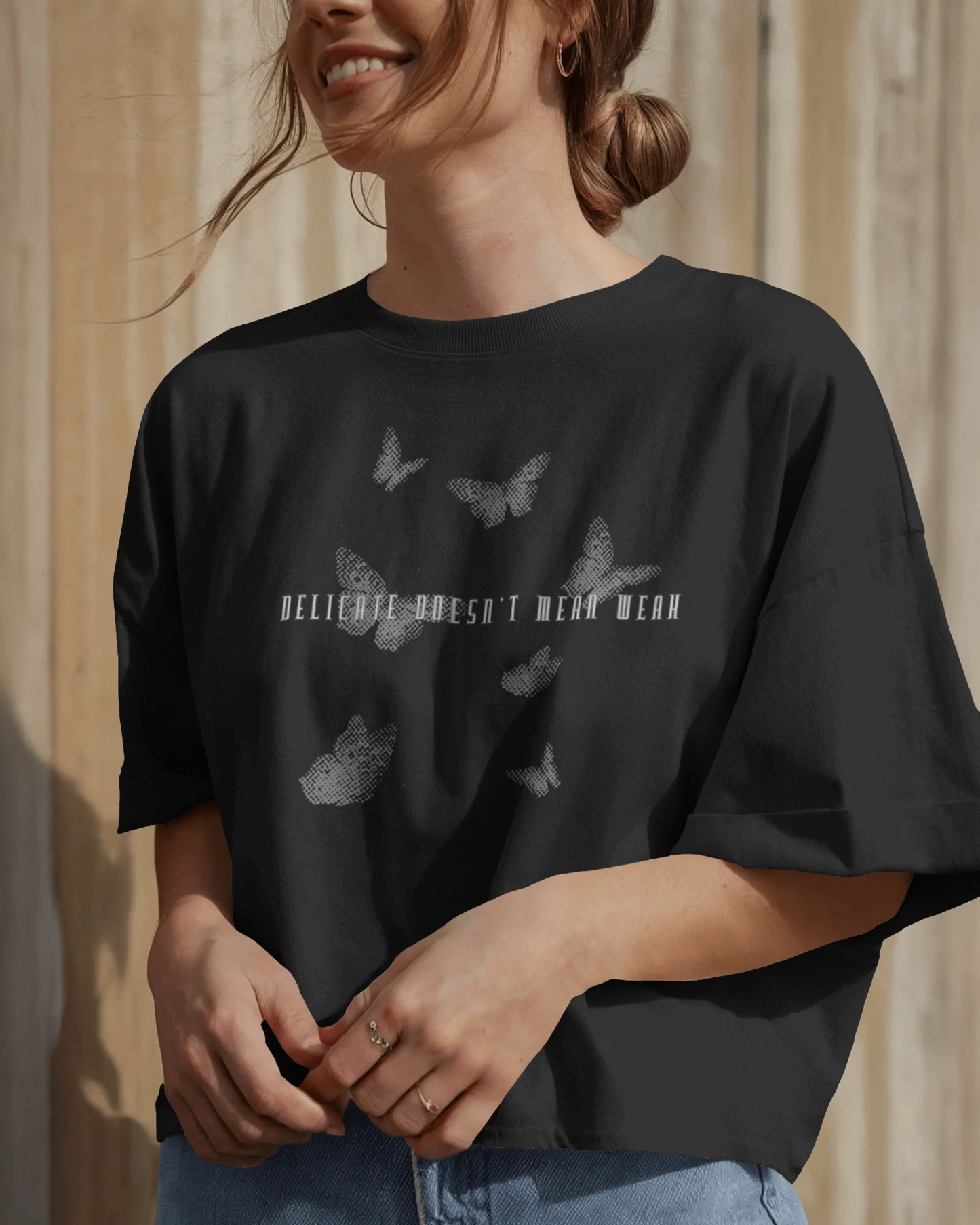 Premium Delicate Butterfly Oversized T-shirt